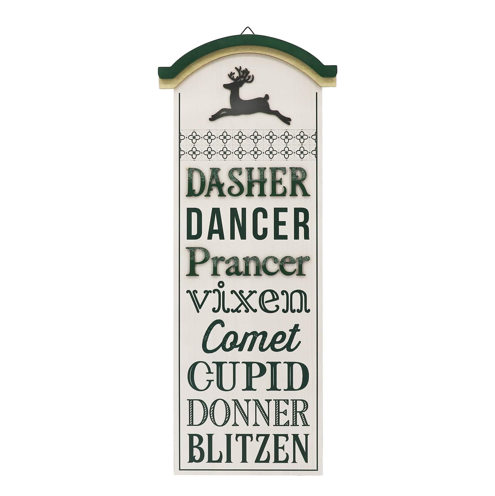 Dasher Dancer Wall Sign by Ashland&#xAE;