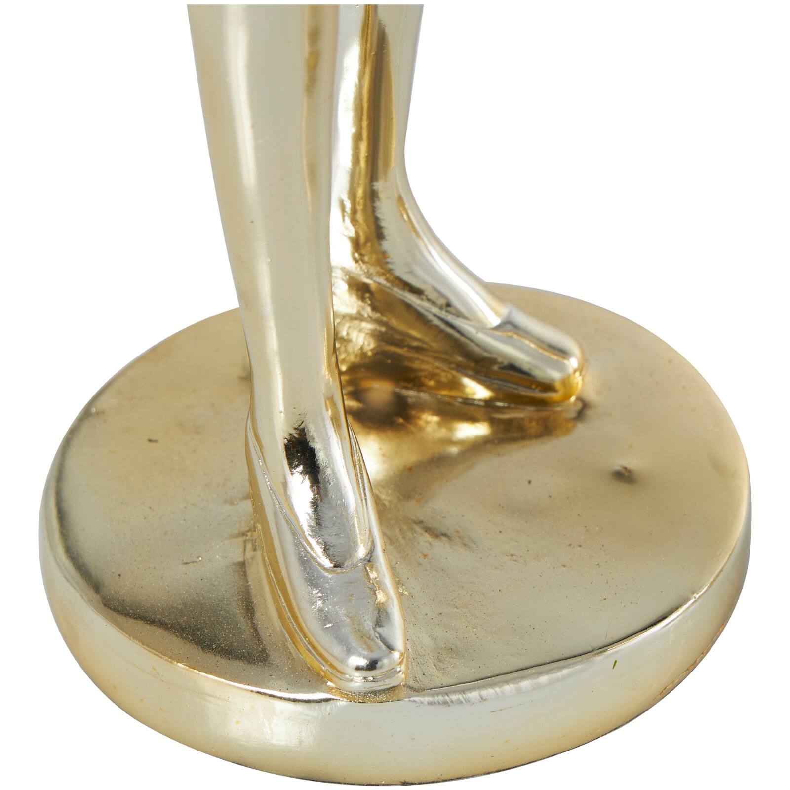 14" Gold Musician Sculpture Set