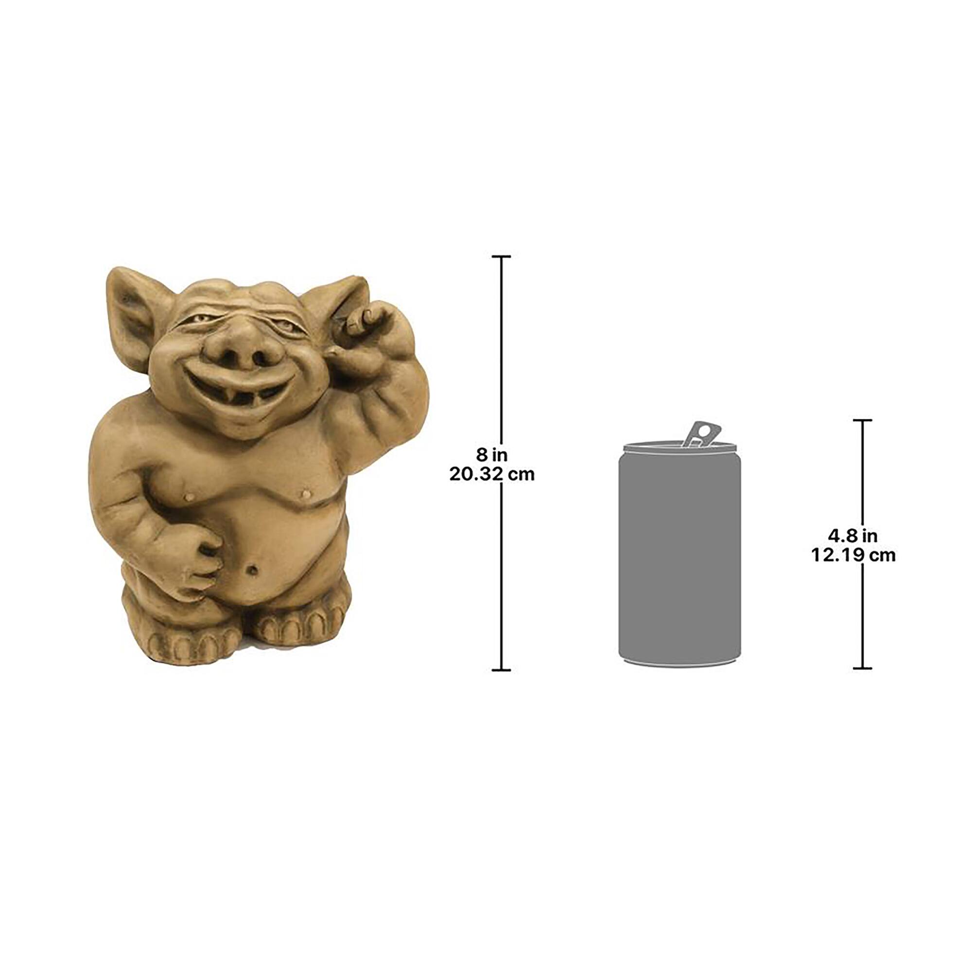 Design Toscano 8&#x22; The Picc-a-Dilly Ear Gargoyle Statue