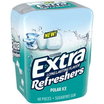 Wrigley's Extra® Refreshers Polar Ice Sugarfree Gum, 40ct. 