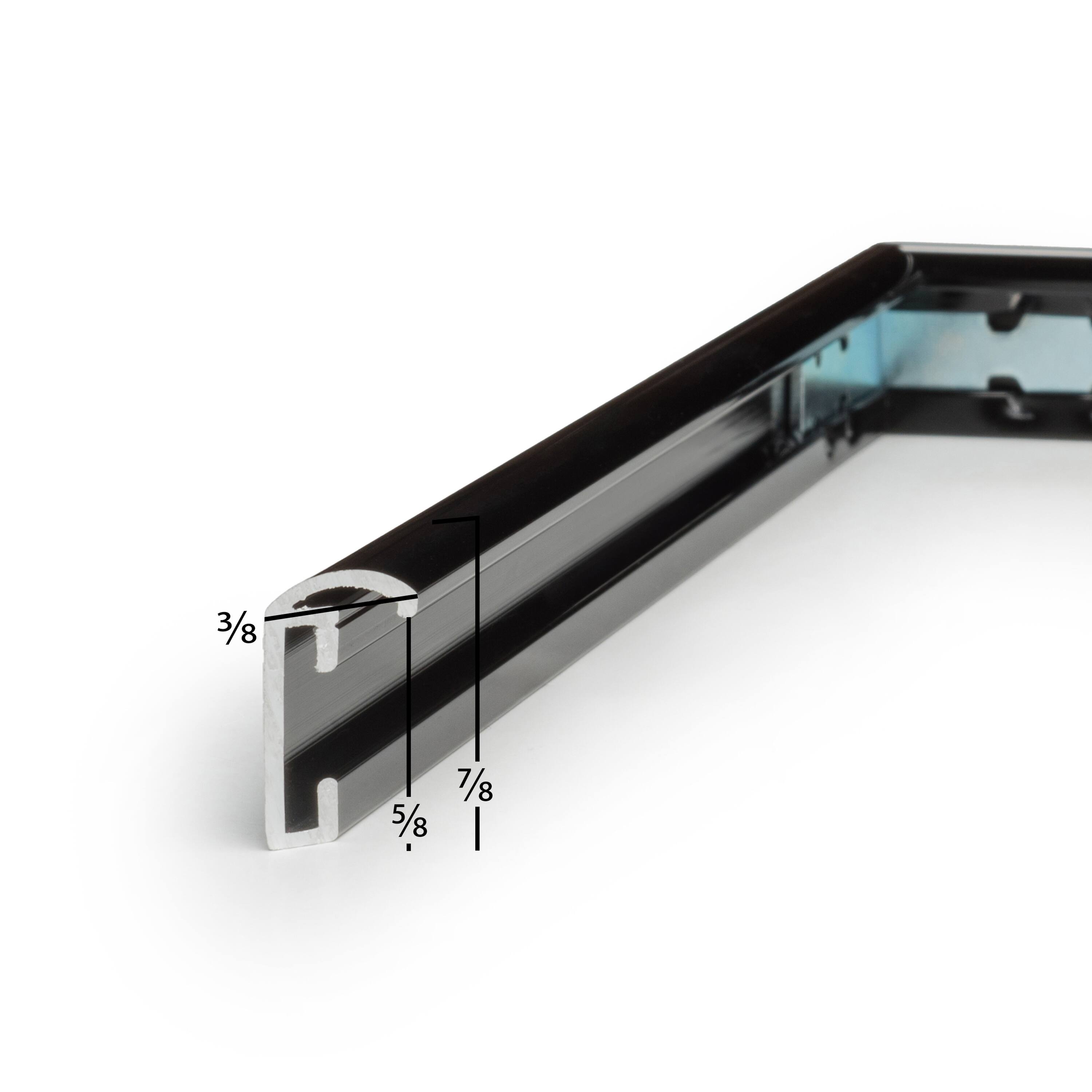 Frame USA Metal I Black Single Image Picture Frame