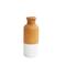 Brown Wood Colorblock Vase with White Bases Set | Michaels