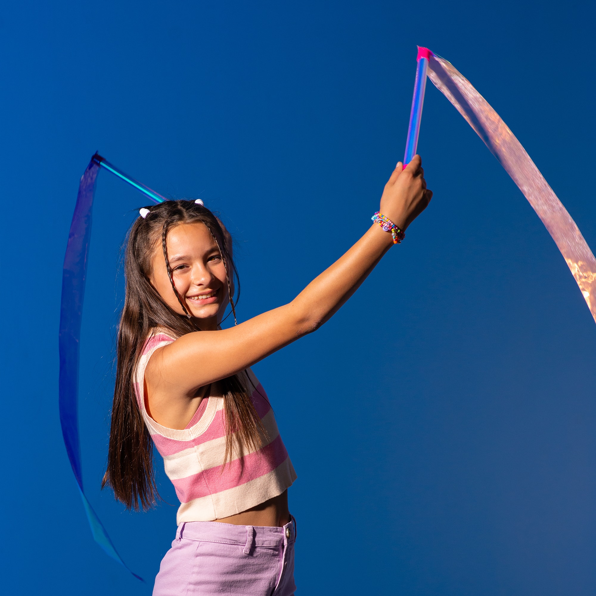 Assorted Kess® Light-Up Ice Ribbon Twirler