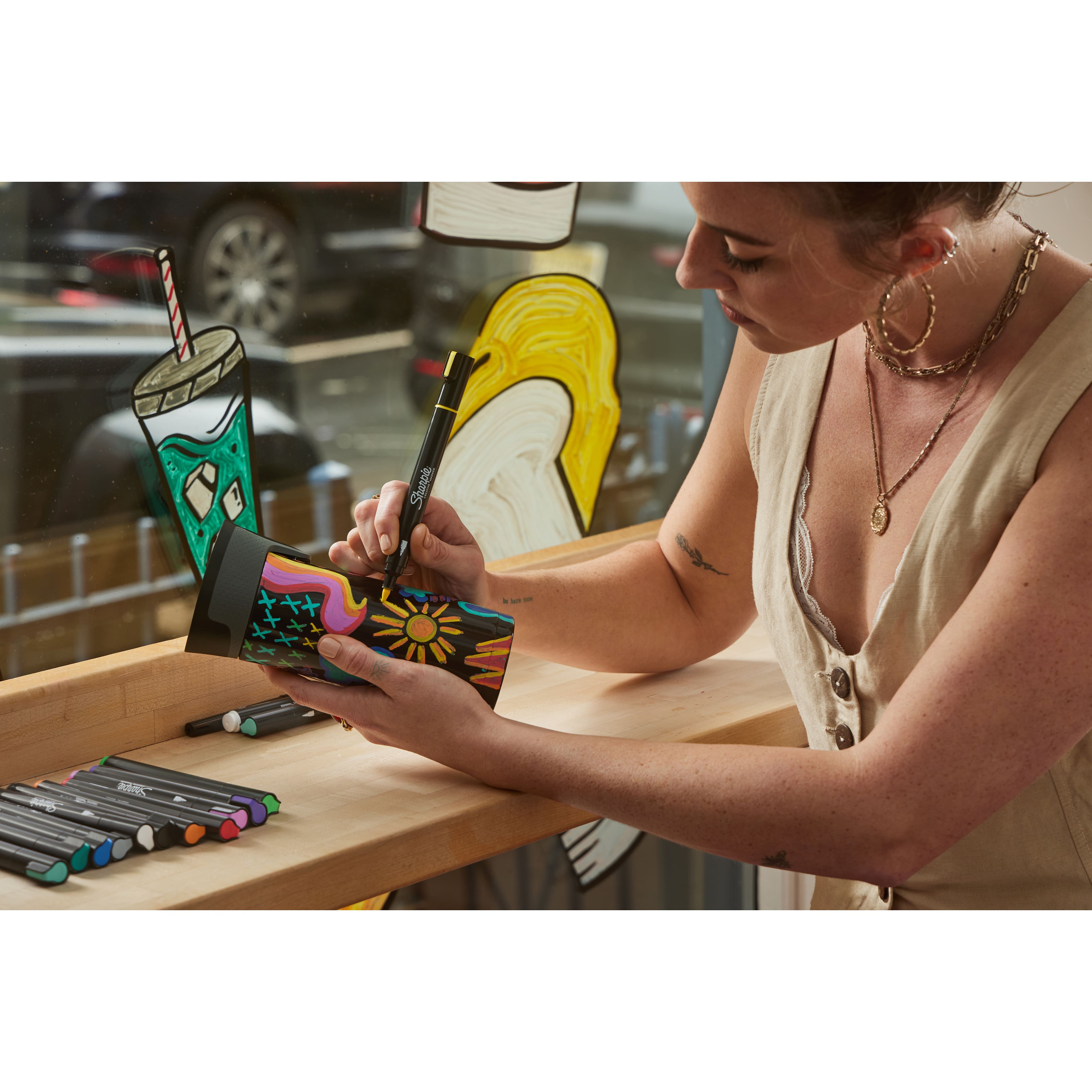 Sharpie® 12 Colour Bullet Tip Creative Markers