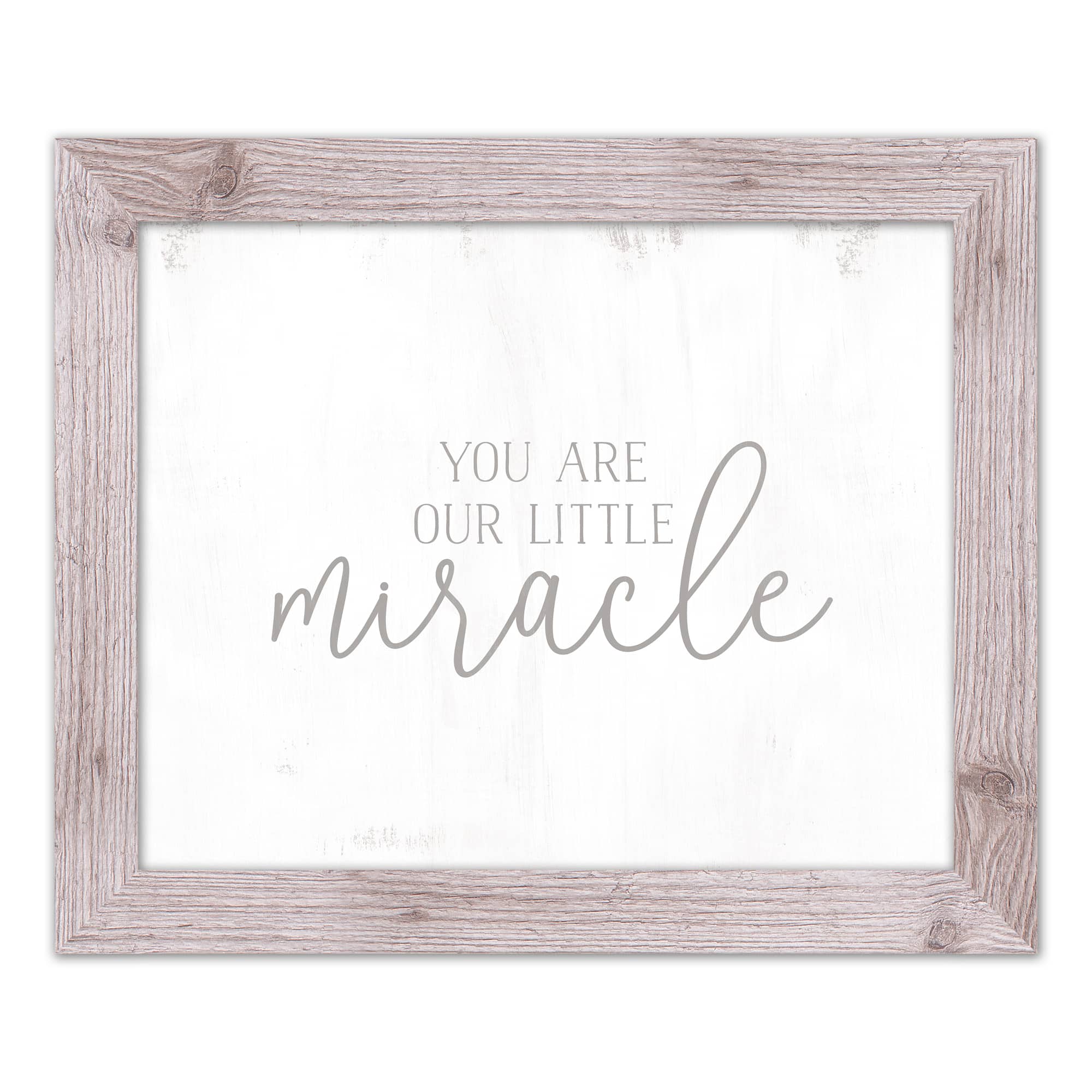 Our Little Miracle Framed Print Wall Hanging
