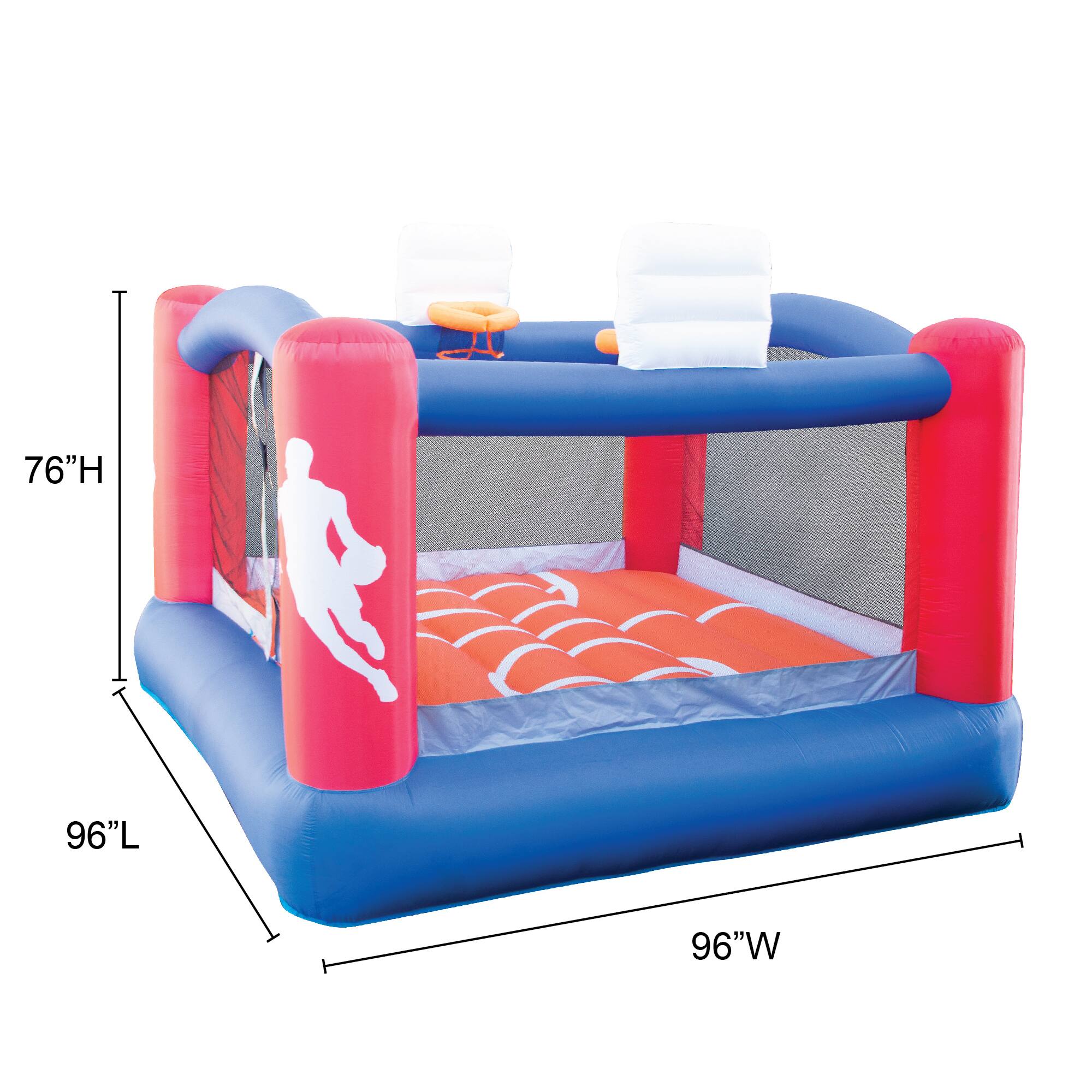 Banzai&#xAE; Inflatable Slam Dunk Sports Bouncer&#x2122; Outdoor Toy