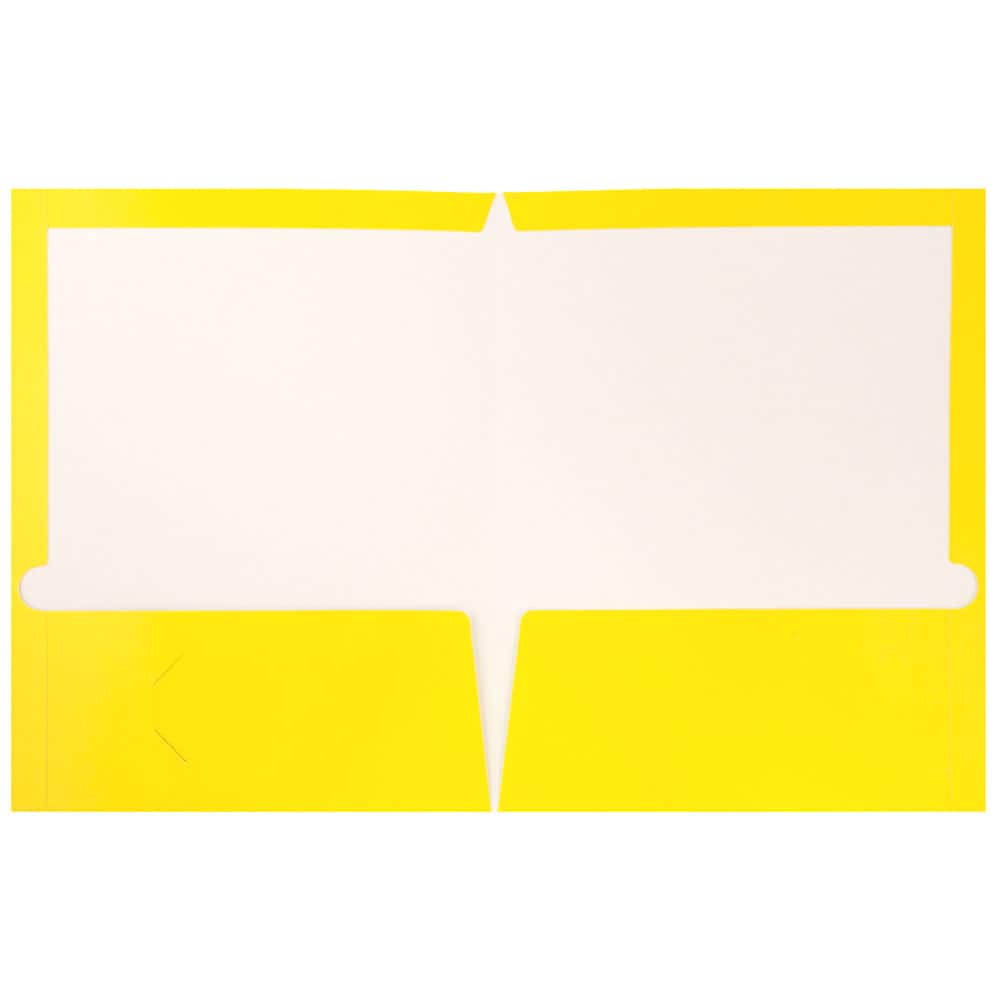 JAM Paper Laminated 2-Pocket Glossy Folders, 6ct.