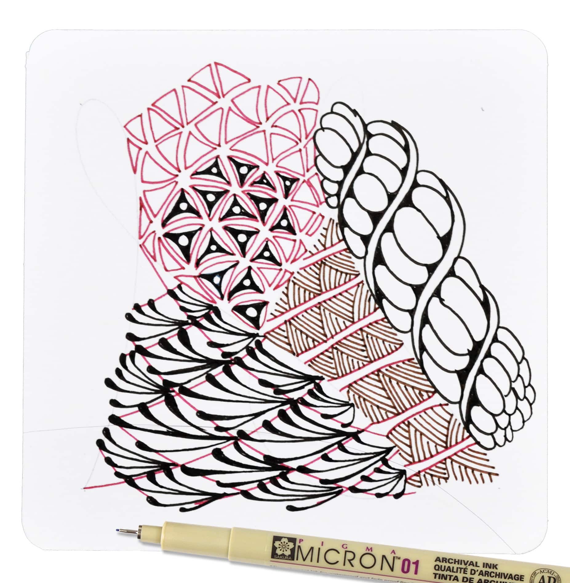 Pigma® Micron® Assorted Fine Tip Black Pens, 3 Pack