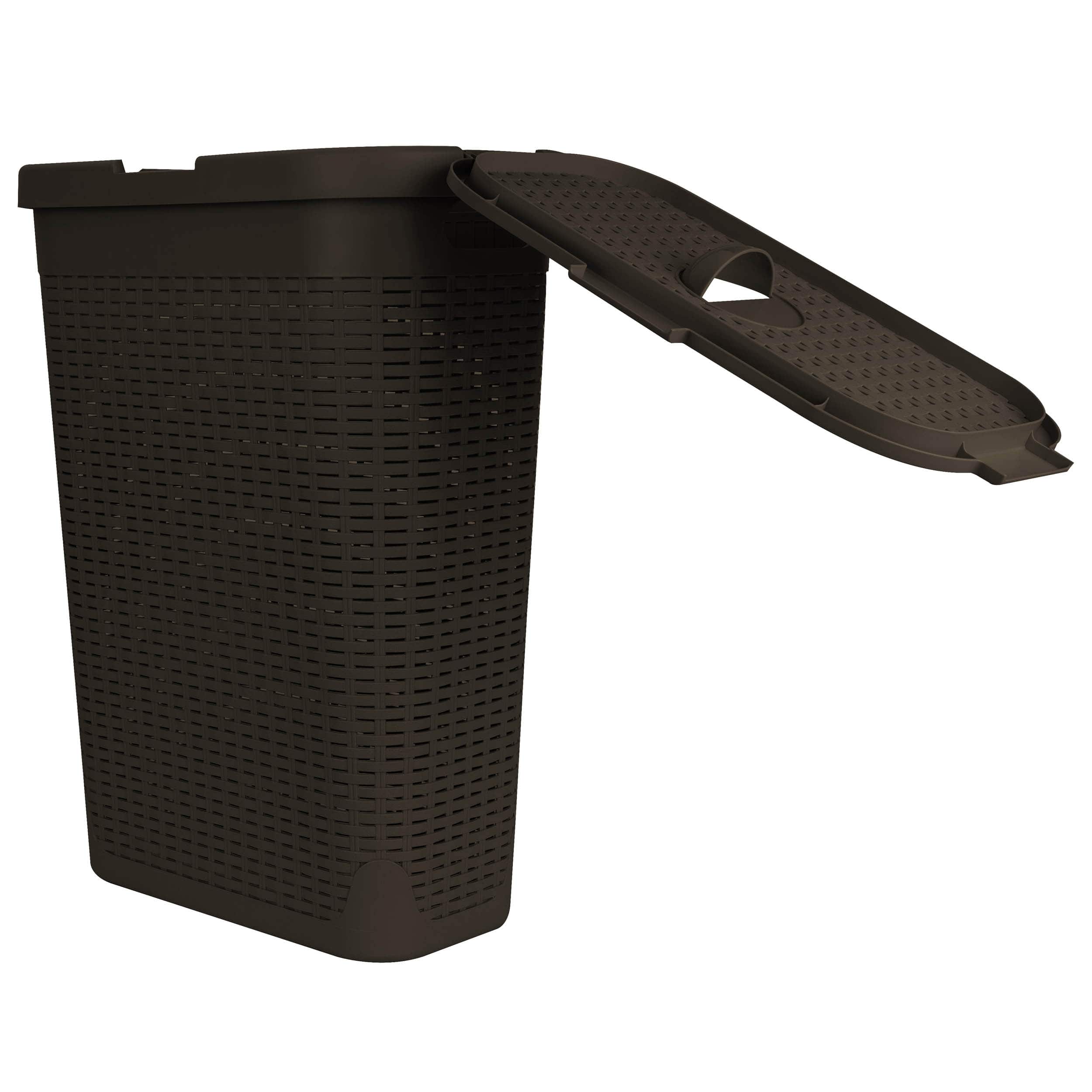 Mind Reader 23.5'' Slim Laundry Hamper with Cutout Handles