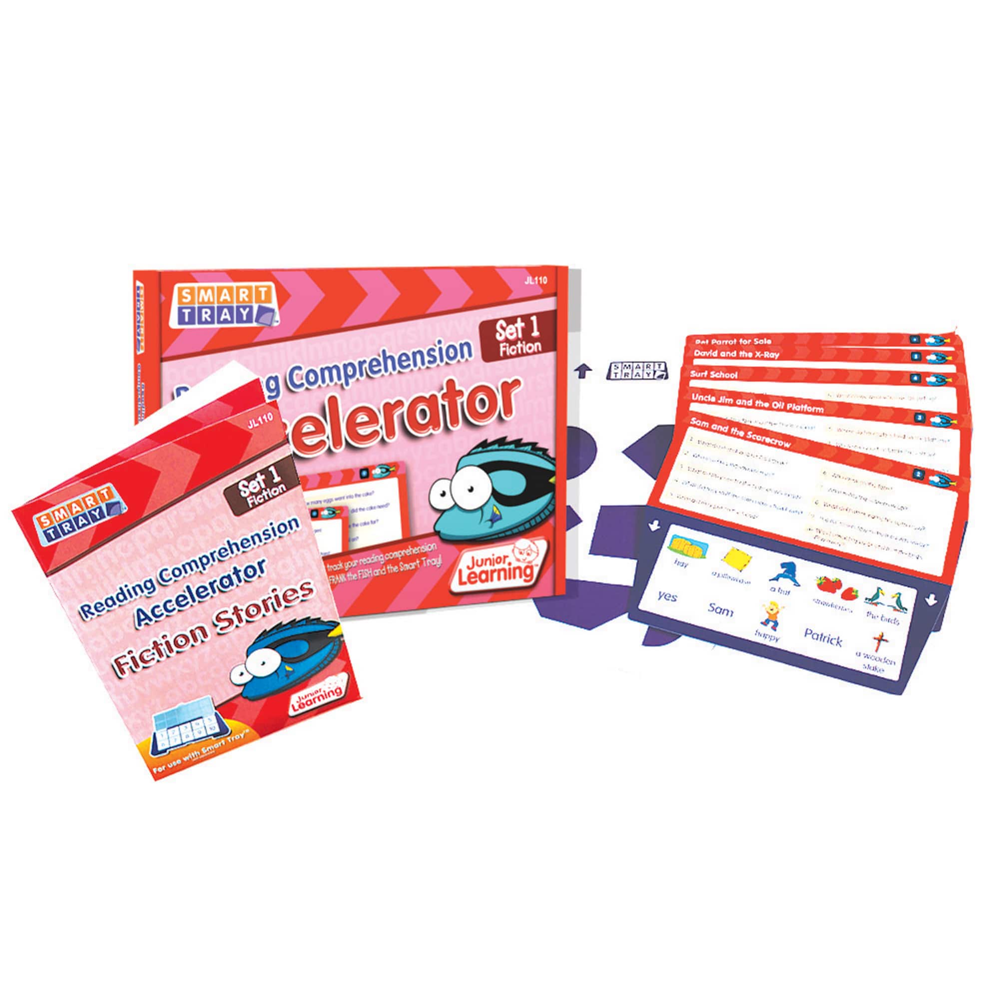 Junior Learning® Smart Tray® Reading Comprehension Set 1 Fiction