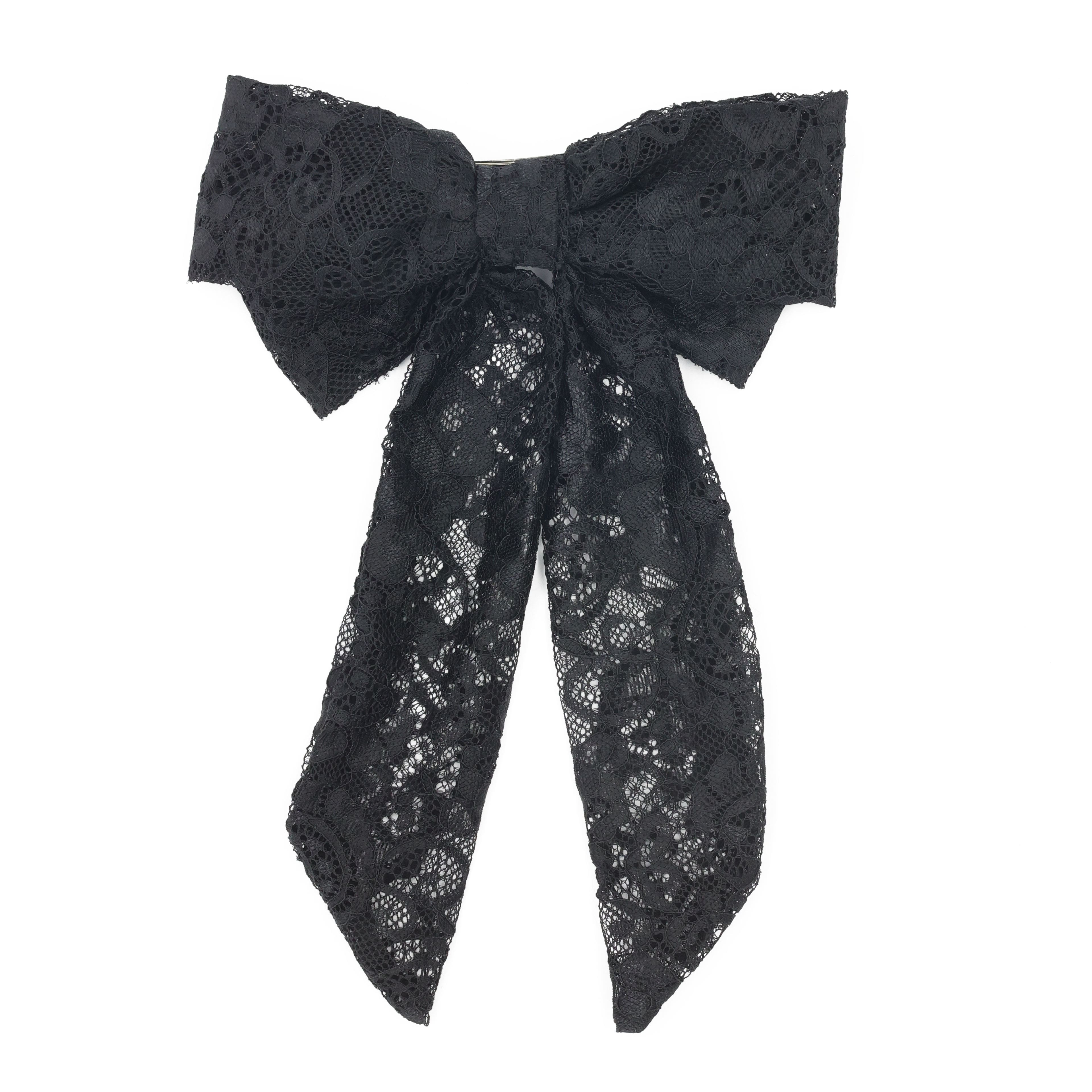 Black Lace Hair Bow by Celebrate It&#x2122;