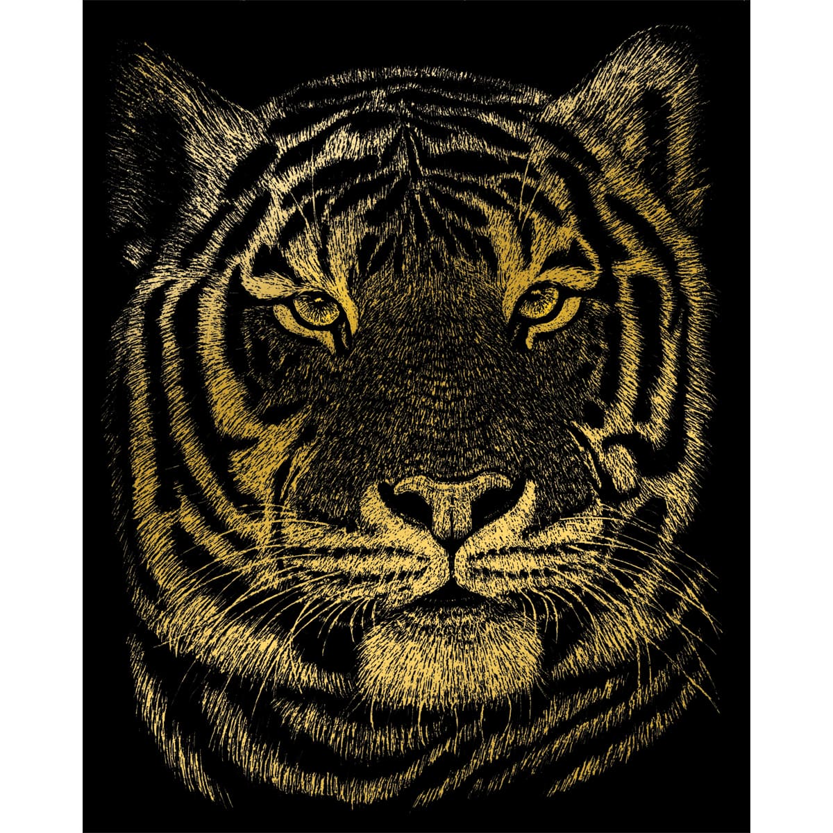 Royal &#x26; Langnickel&#xAE; Engraving Art&#x2122; Bengal Tiger Gold Foil Kit