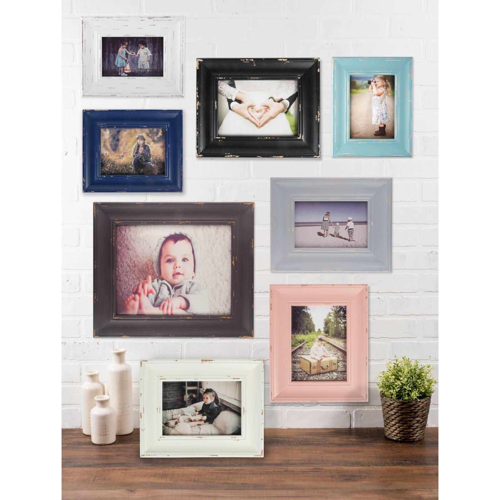 DII® Barnwood Distressed 5" x 7" Farmhouse Picture Frame