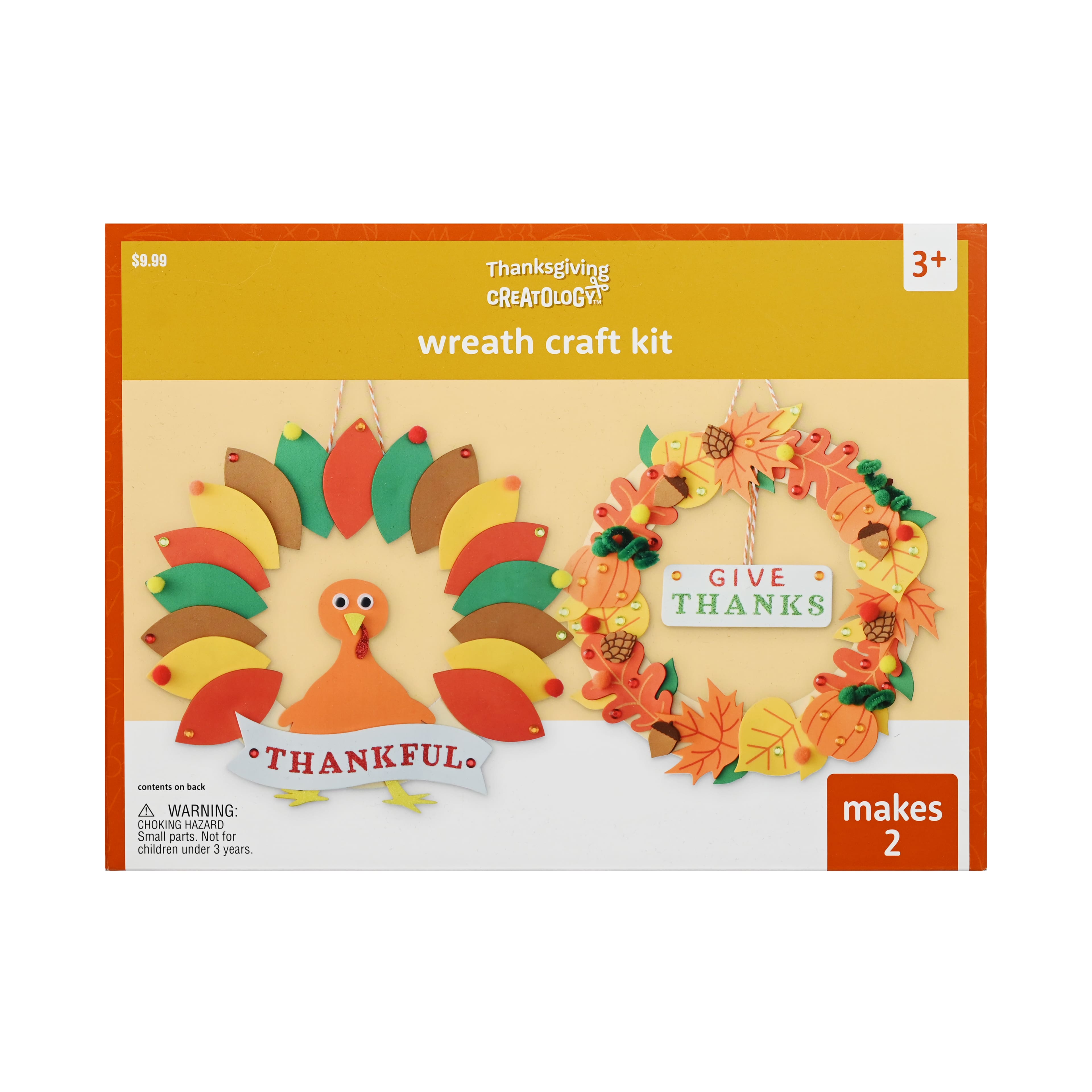 Thanksgiving Wreath Craft Kit by Creatology&#x2122;