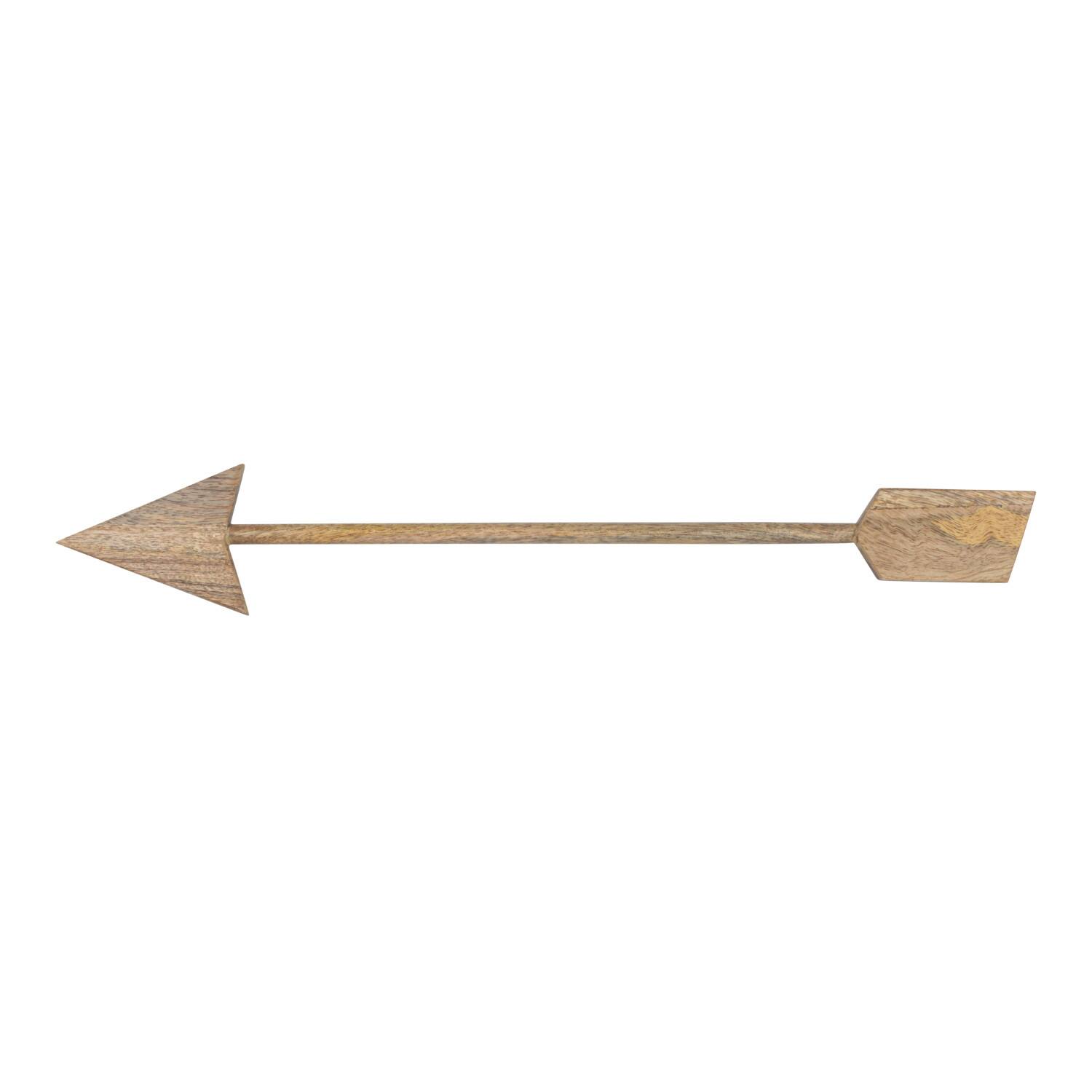 Hello Honey&#xAE; 20&#x22; Carved Mango Wood Arrow Wall D&#xE9;cor