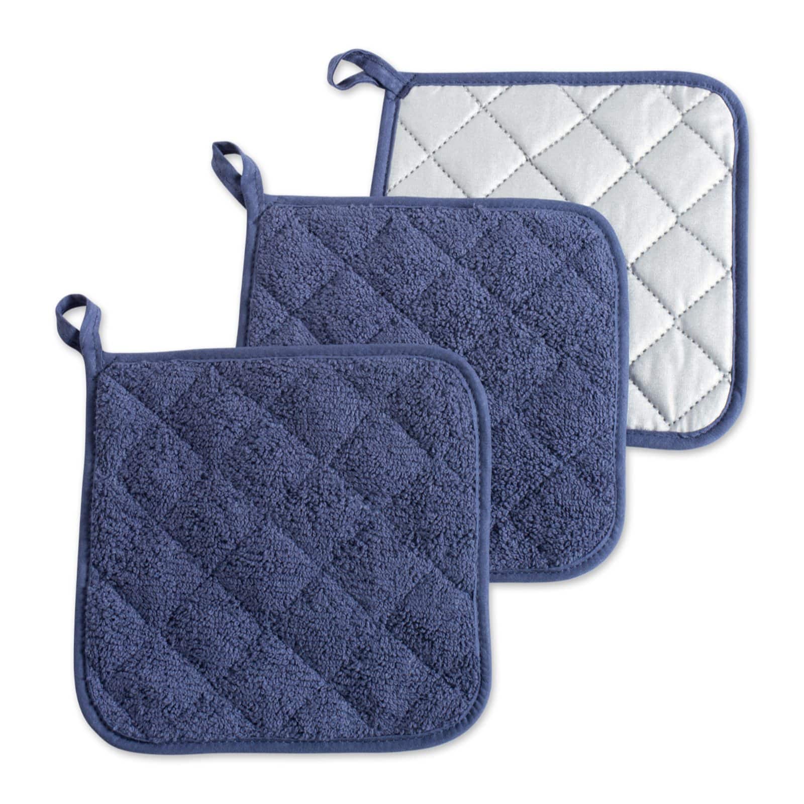 DII&#xAE; Terry Cloth Potholders, 3ct.