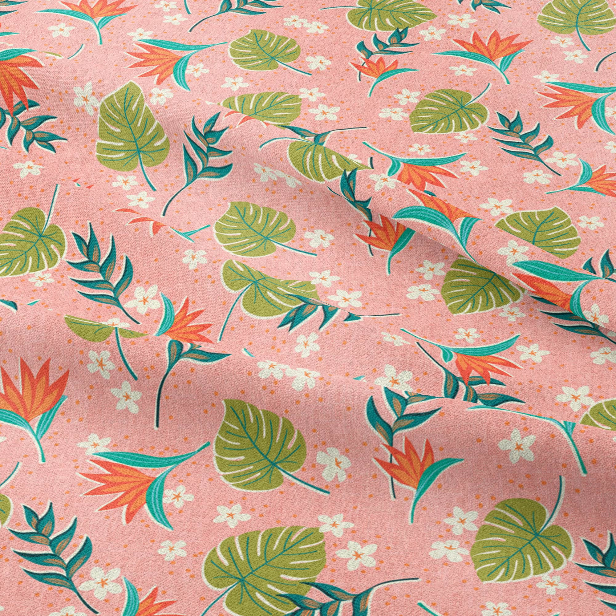 Camelot Fabrics Tropical Plants Cotton Fabric | Michaels