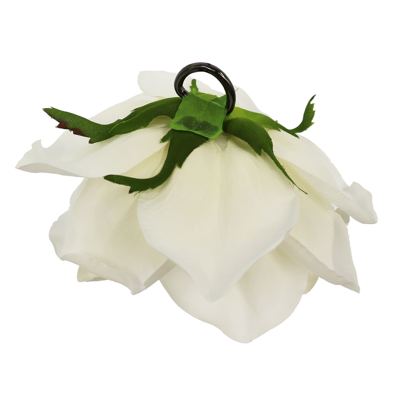 6.5&#x22; Deluxe Open White Rose Floral Accent by Ashland&#xAE;