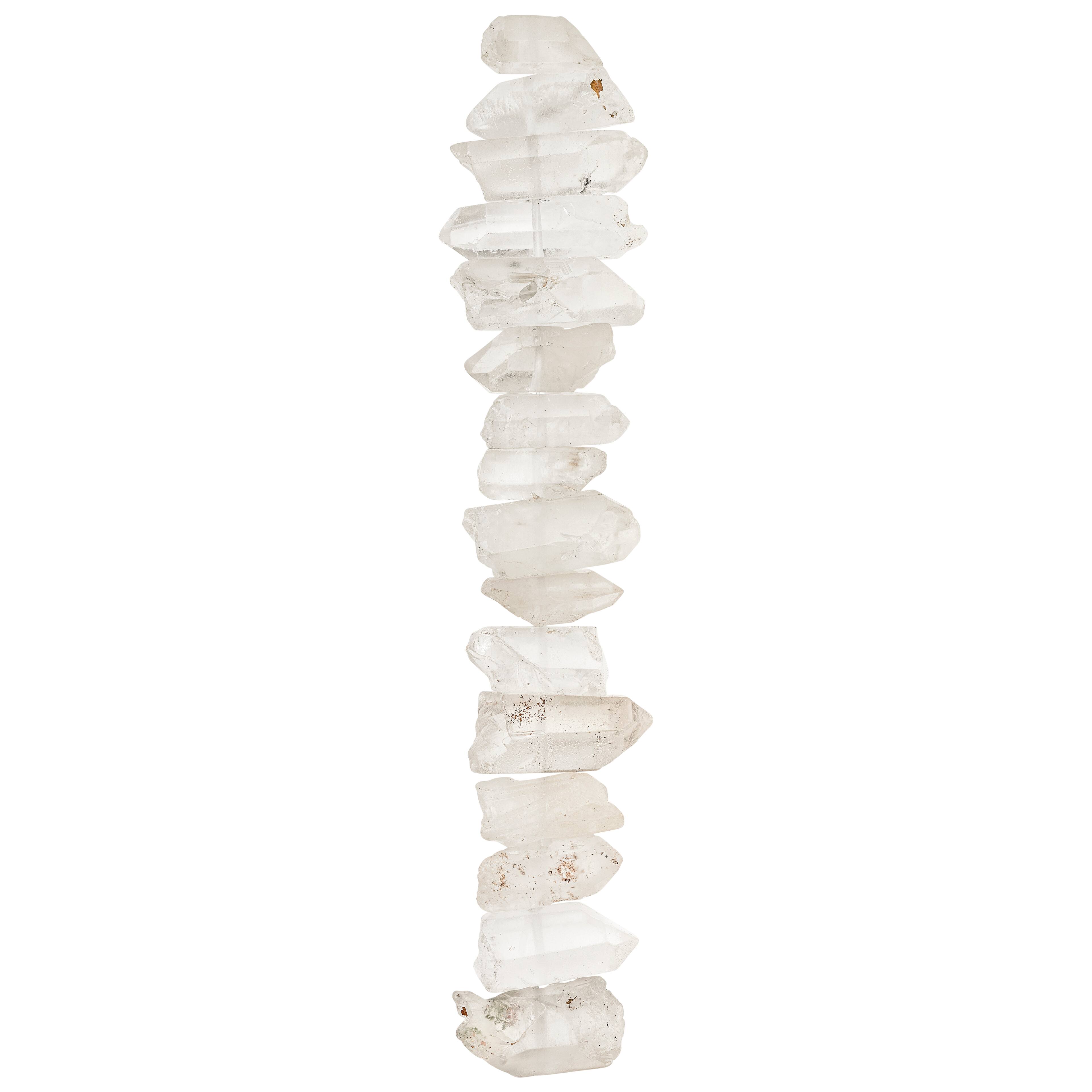 12 Pack: Clear Crystal Chunk Beads by Bead Landing&#x2122;