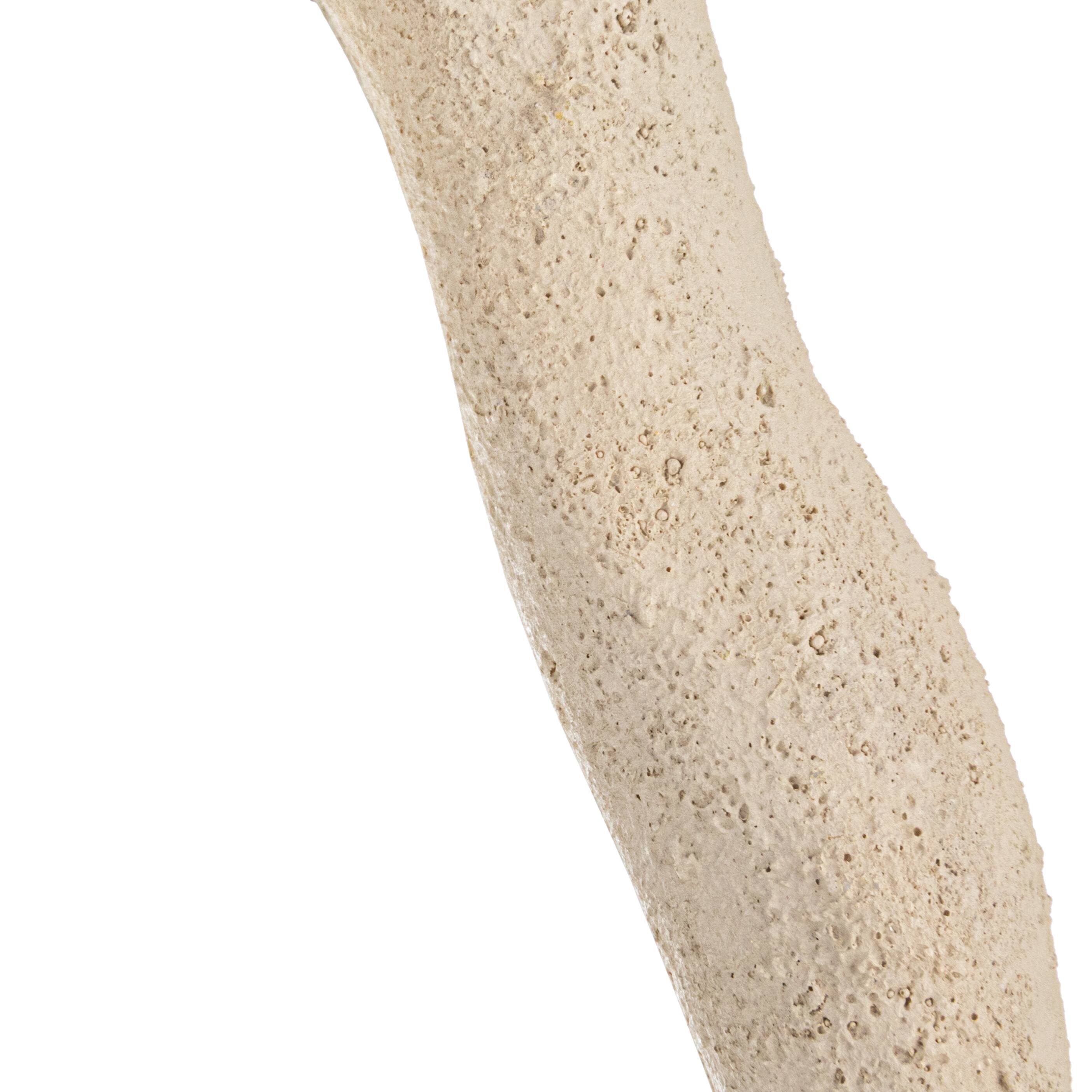 Hello Honey® Cream Framed Organic Shaped Wall Mirror