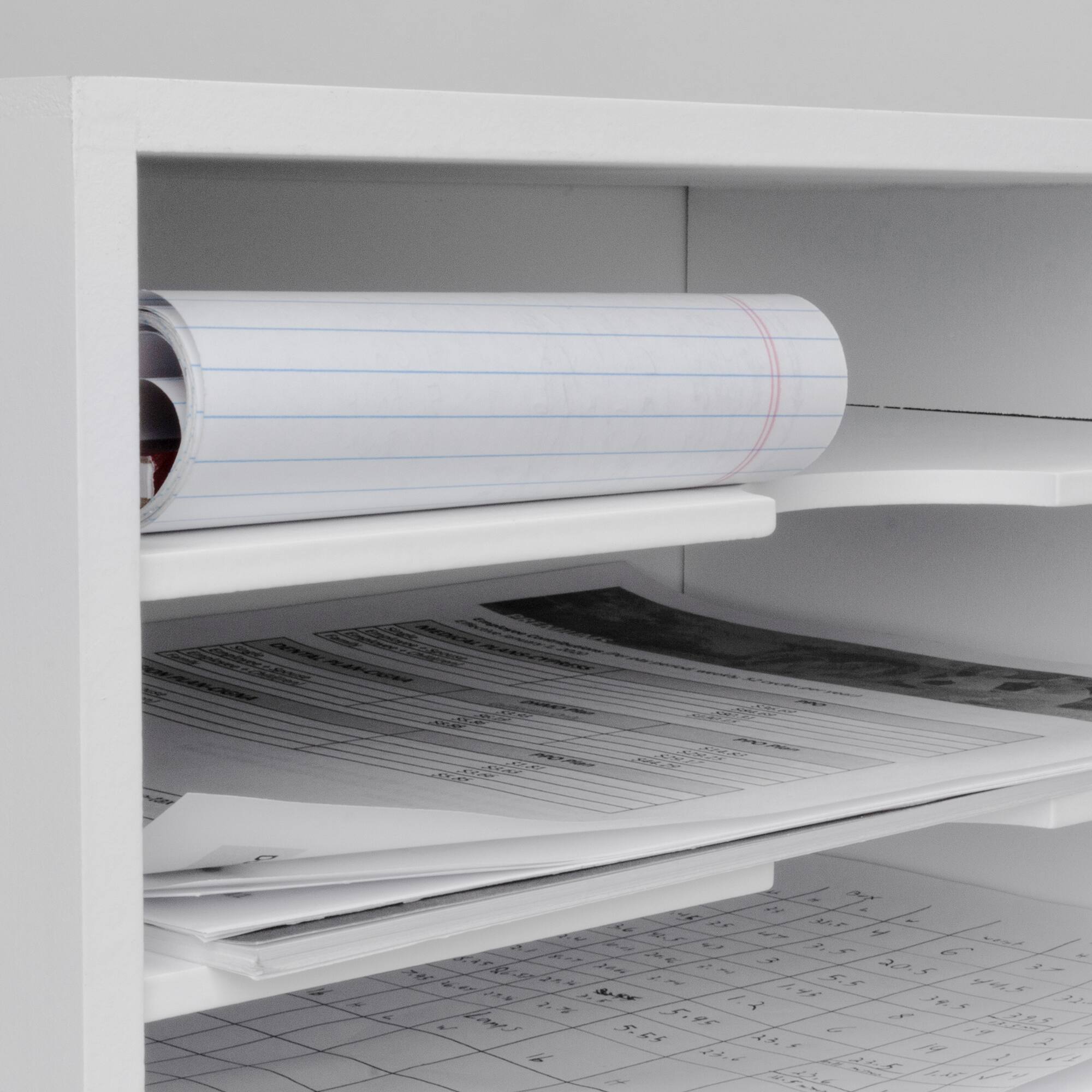 American Art D&#xE9;cor&#x2122; White 5-Tier All-Purpose Document Organizer