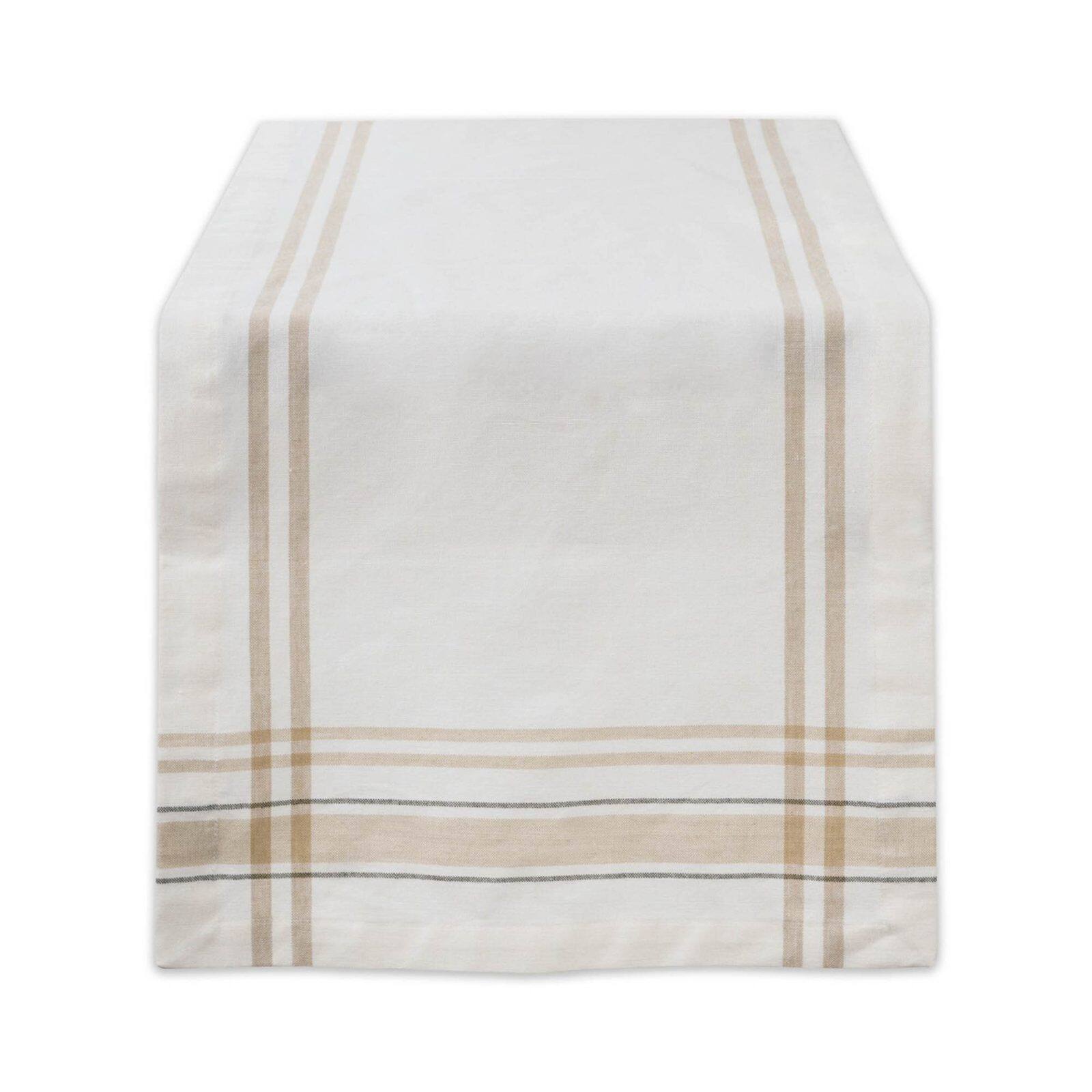 DII&#xAE; 72&#x22; French Stripe Table Runner