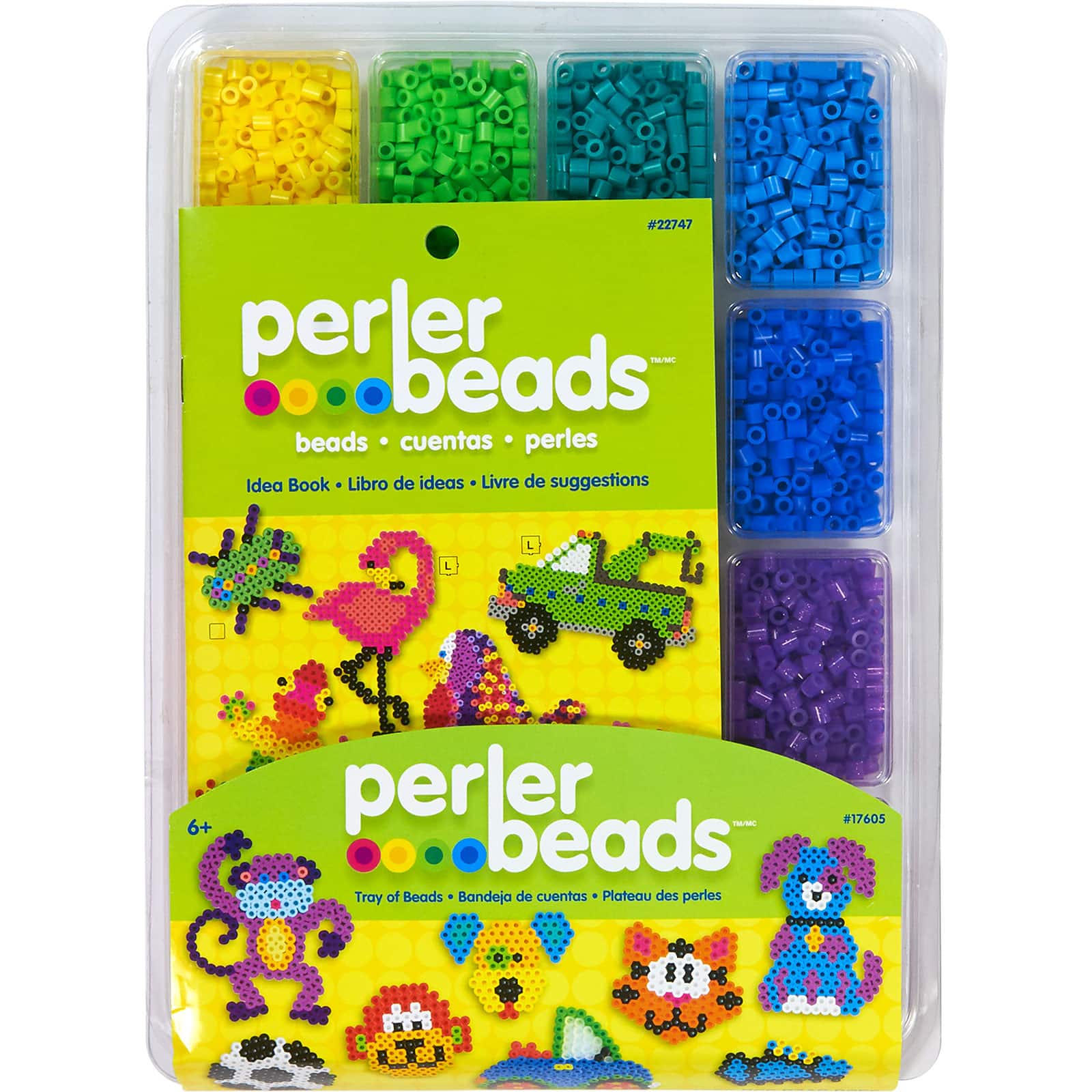 6 Pack: Perler Beads&#x2122; Tray of Beads