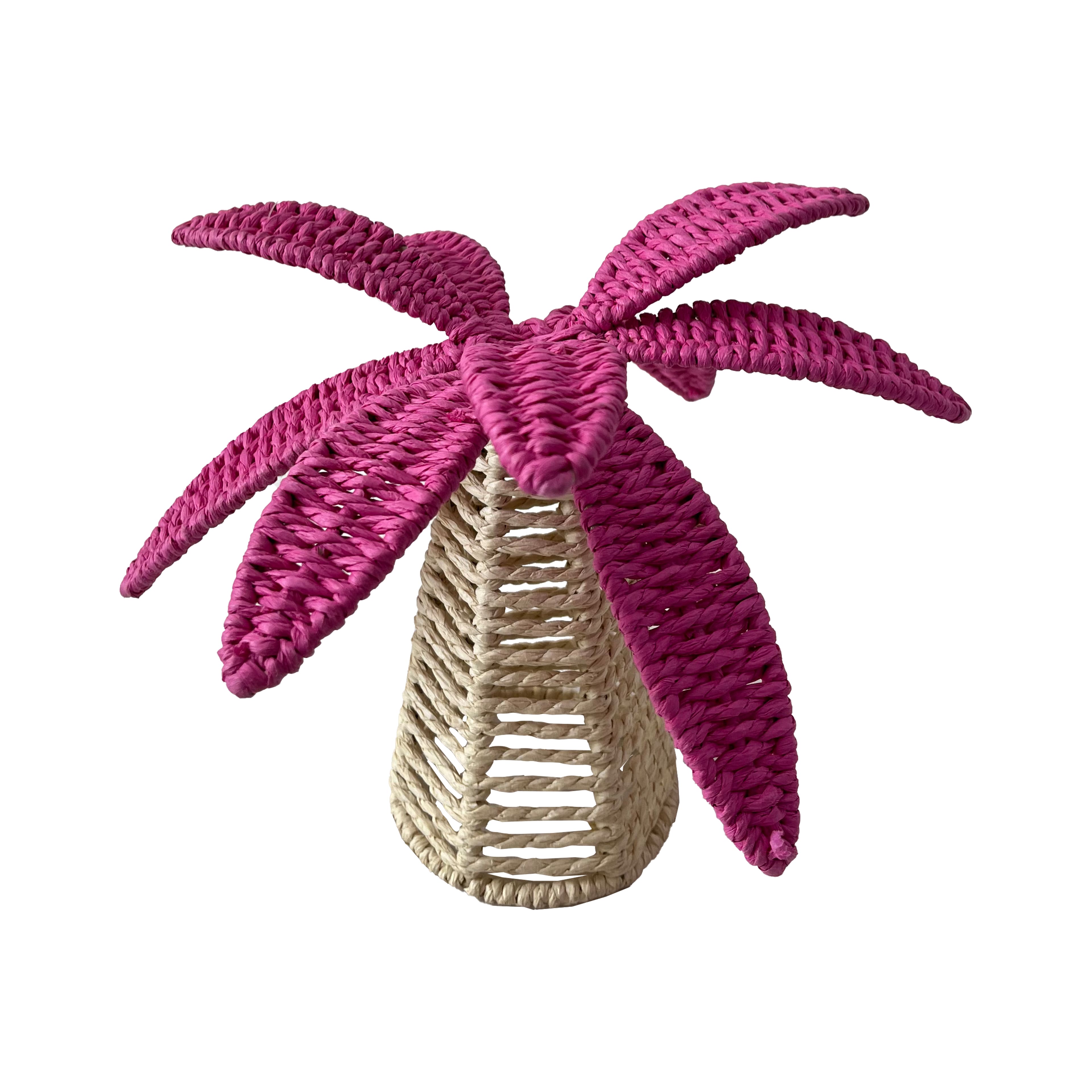8&#x22; Pink Paper Palm Tree Tabletop D&#xE9;cor by Ashland&#xAE;