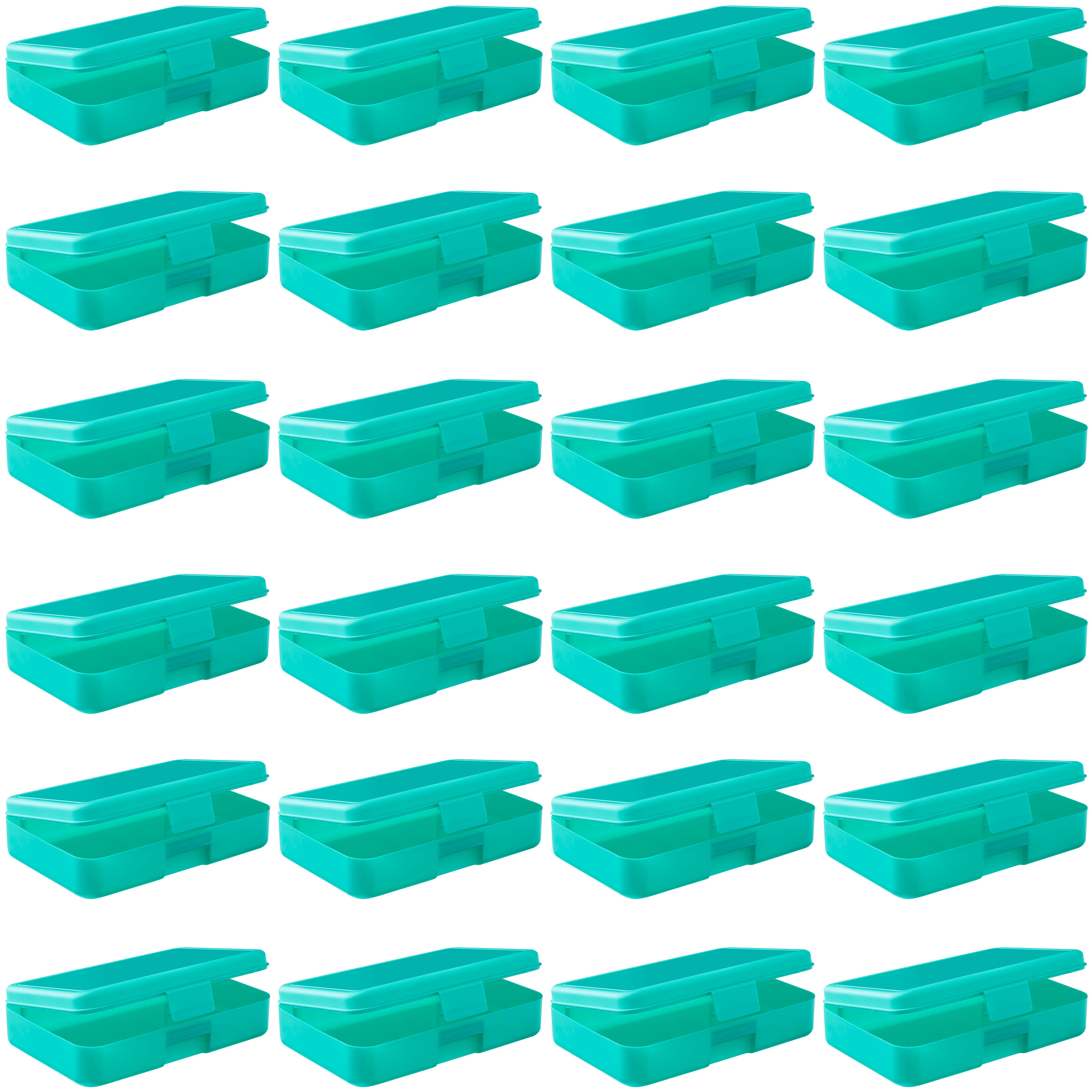 24 Pack: Plastic Pencil Box by Creatology&#x2122;