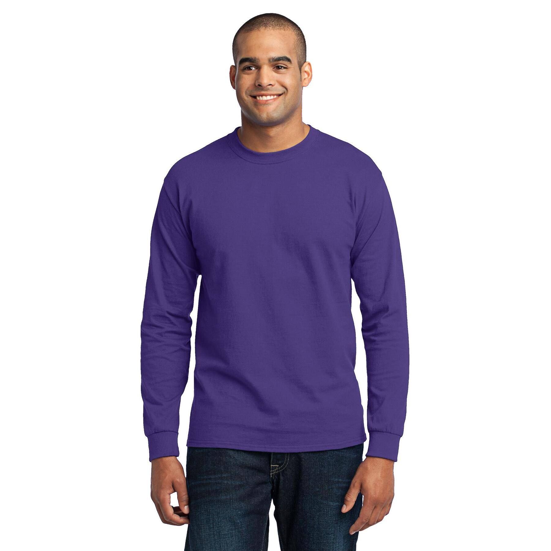 Port & Company® Long Sleeve Adult Core Blend T-Shirt