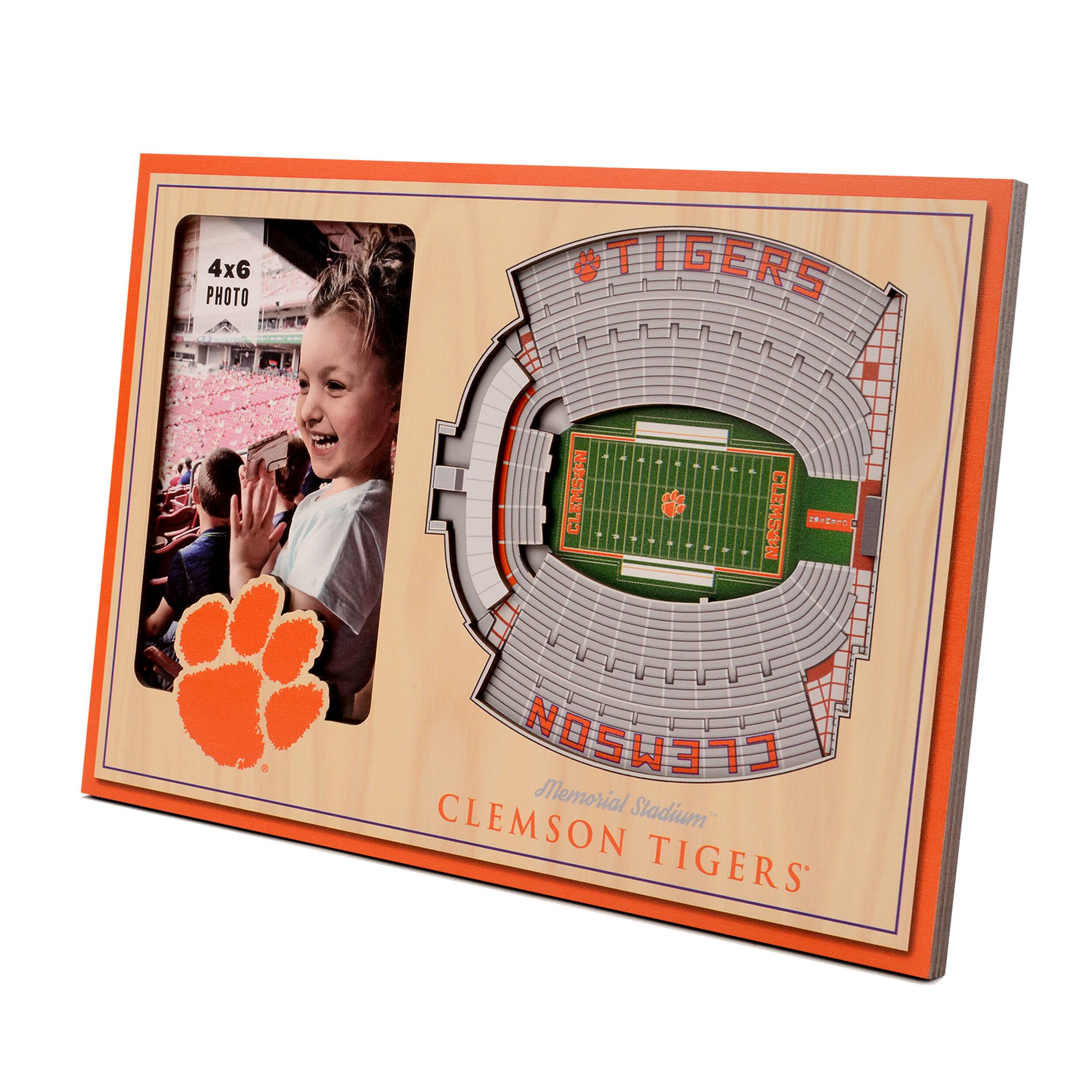 College Football 3D StadiumViews Picture Frame By Youthefan in Clemson Tigers | 12" x 8" x 0.375" | Michaels®