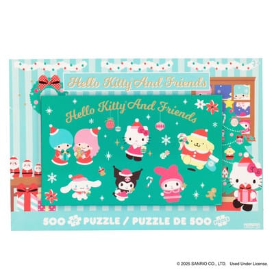 Hello Kitty® & Friends 500 Piece Holiday Ornaments Puzzle | Michaels