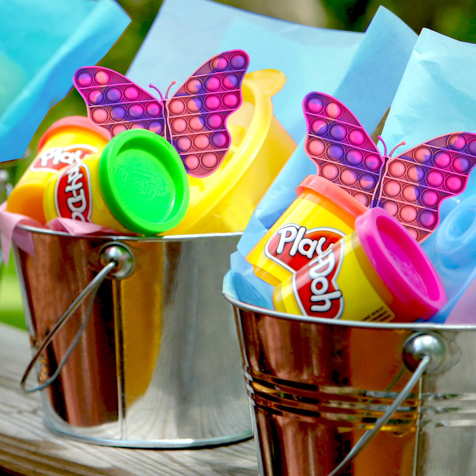 GottaPop Pink Butterfly Pop It Fidget Toy Party Favors, 6ct.