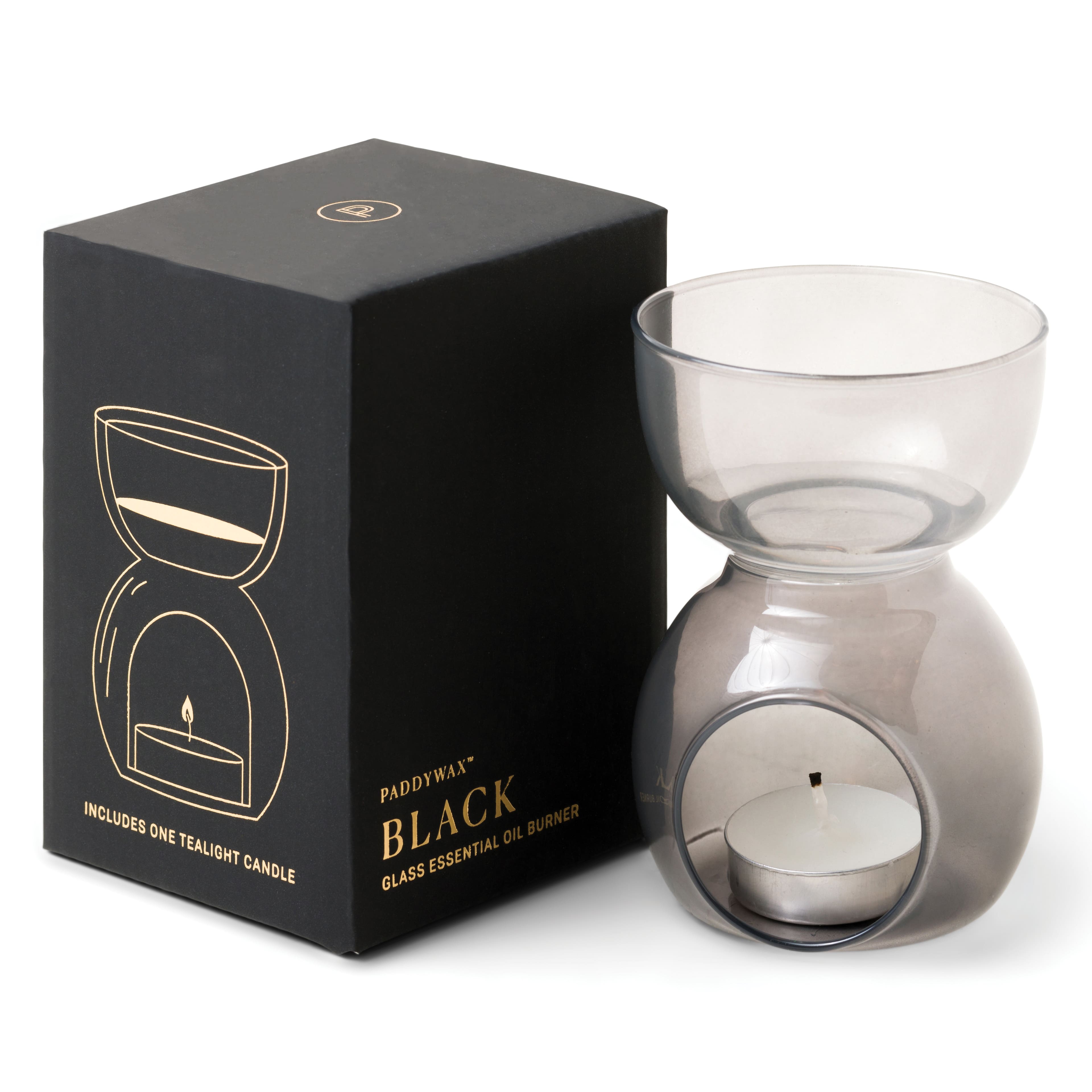 Paddywax Glass Essential Oil Burner &#x26; Tealight Candle