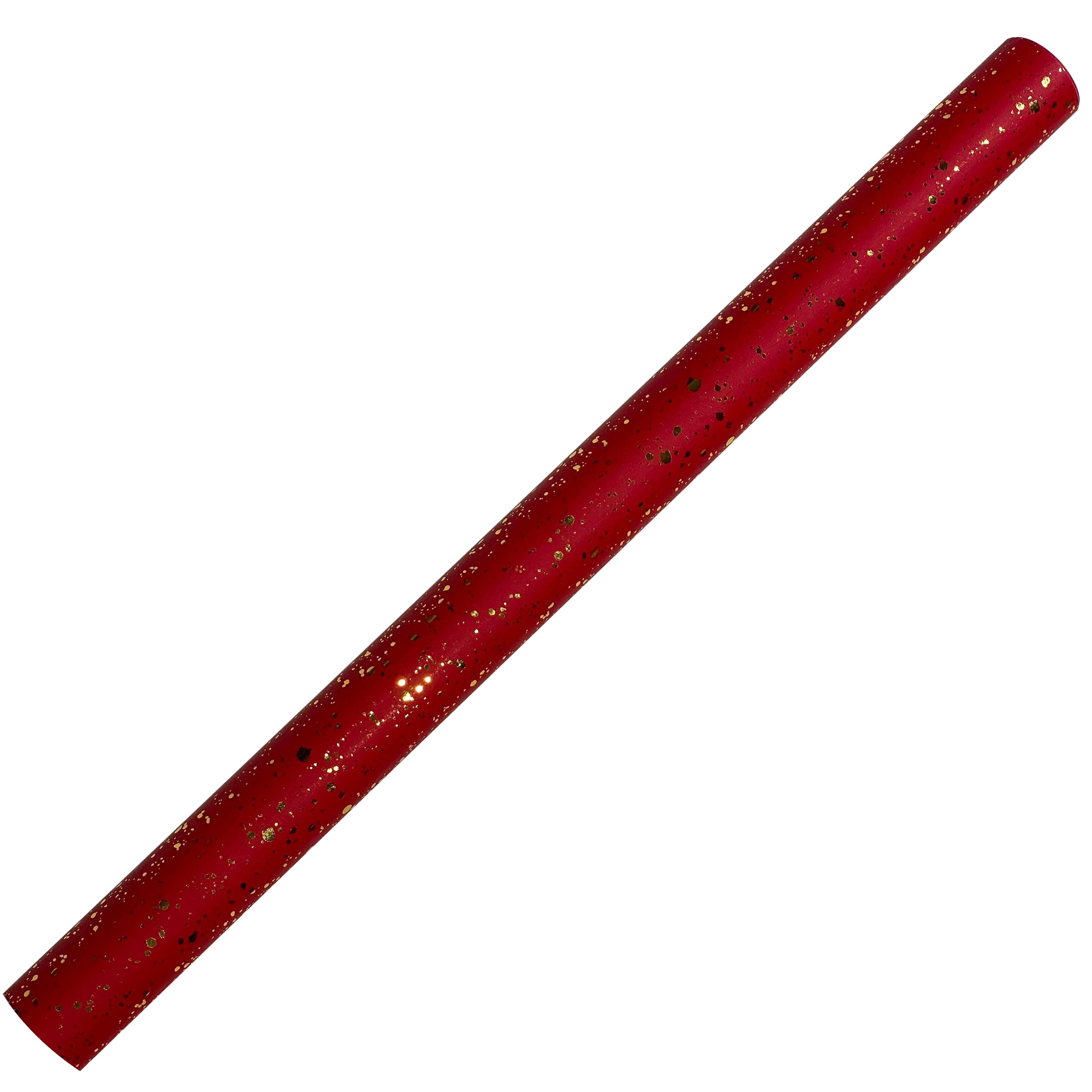 Red with Gold Foil Dot Gift Wrap by Celebrate It&#x2122;