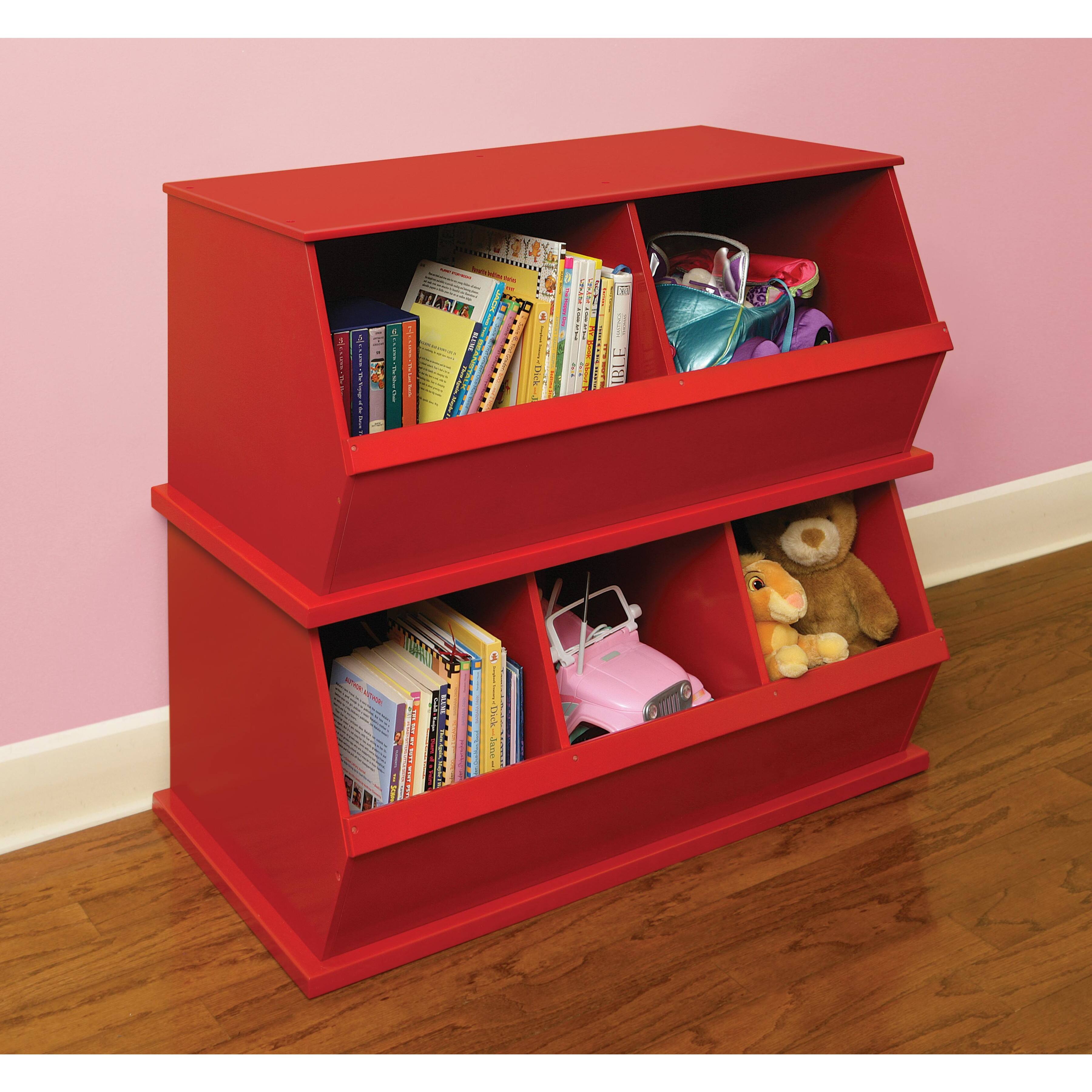 Badger Basket 2 Bin Stackable Storage Cubby