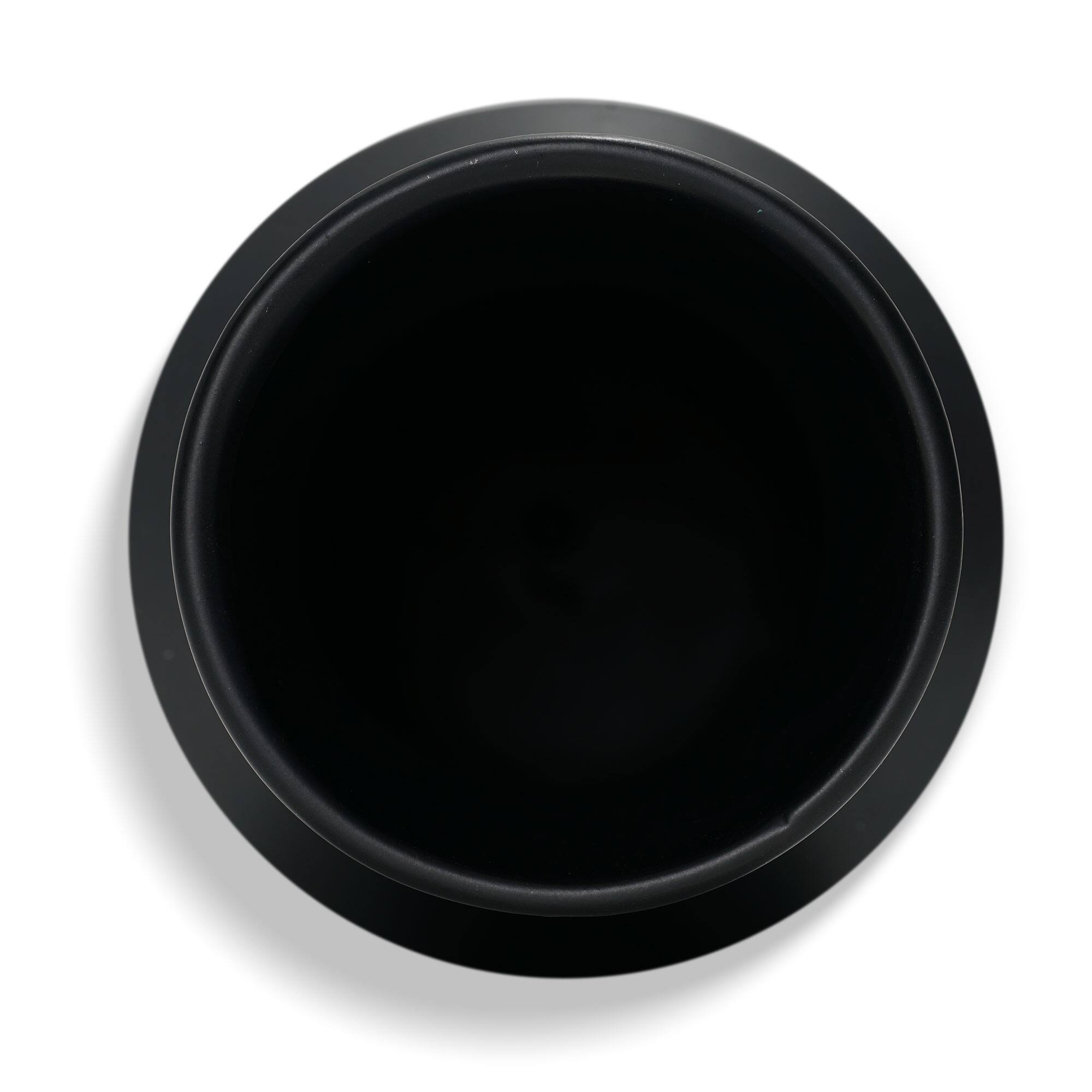 American Art Decor 11&#x22; Black Contemporary Shaped Ceramic Vase