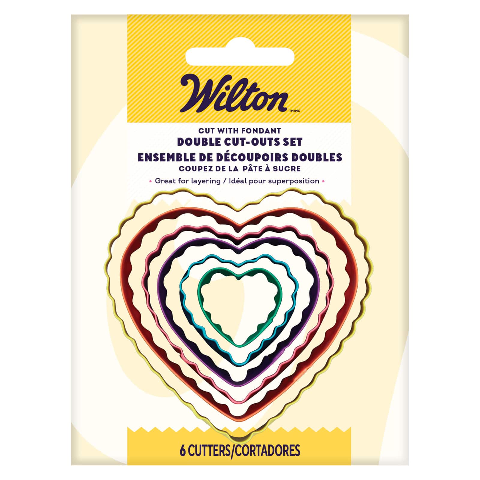 Wilton&#xAE; Heart-Shaped Fondant Cut-Out Set