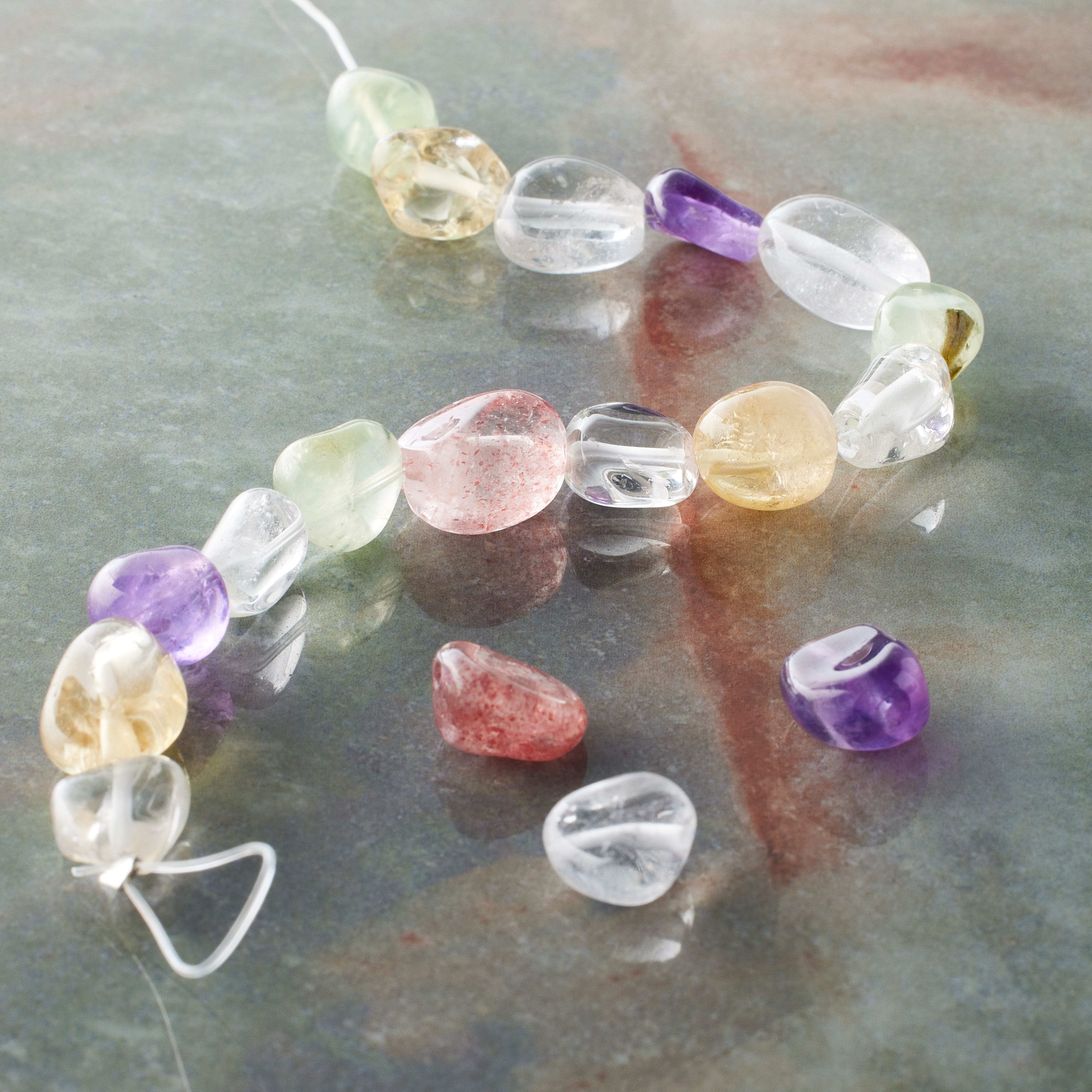 Stone Irregular Oval Bead Mix by Bead Landing&#x2122;