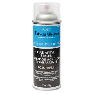  Plaid Clear Acrylic Sealer Aerosol Spray, 6 Ounce (Pack of 1),  Matte : Tools & Home Improvement