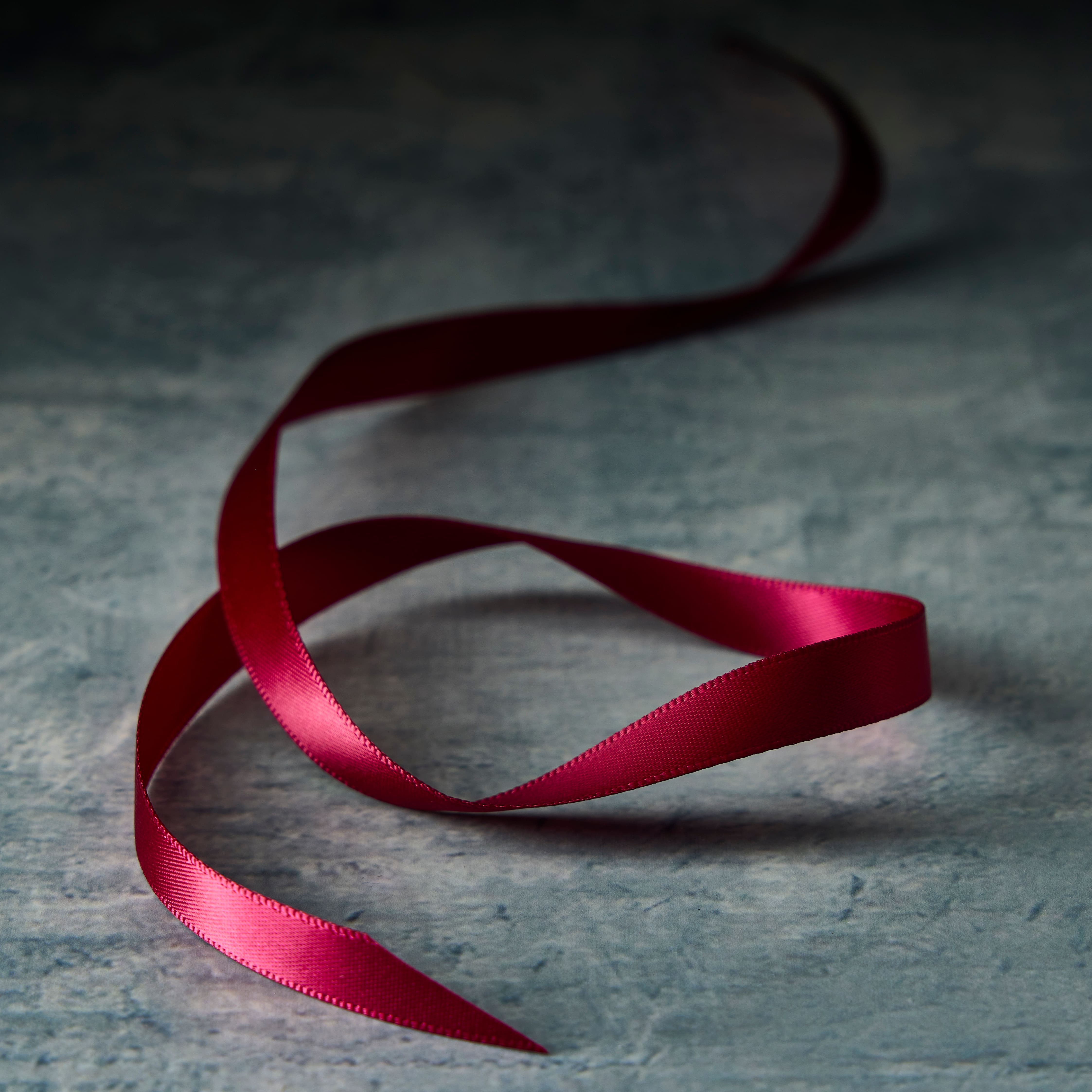 3/8&#x22; x 15yd. Satin Double Face Ribbon by Celebrate It&#xAE; Classic