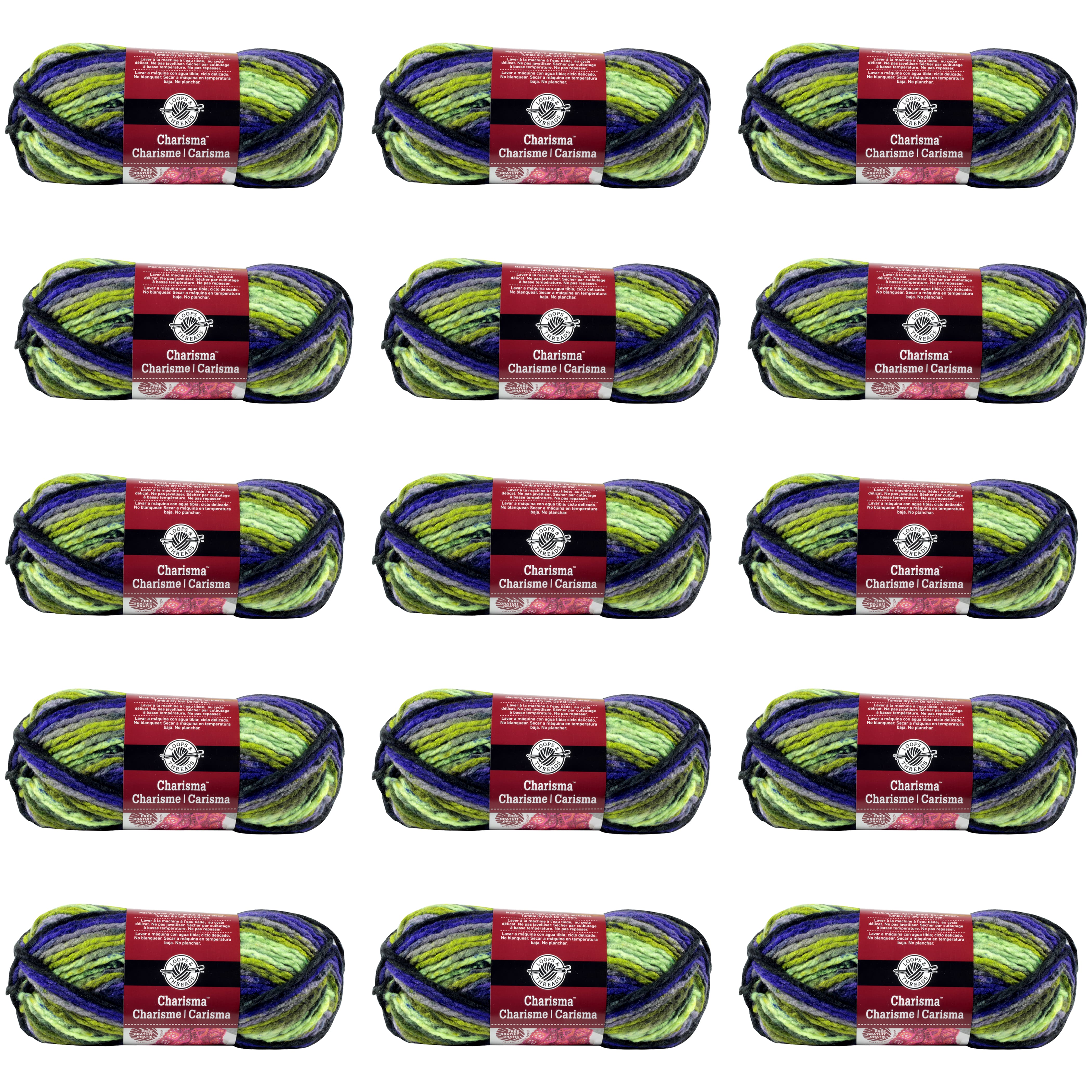 15 Pack: Charisma&#xAE; Yarn by Loops &#x26; Threads&#xAE;