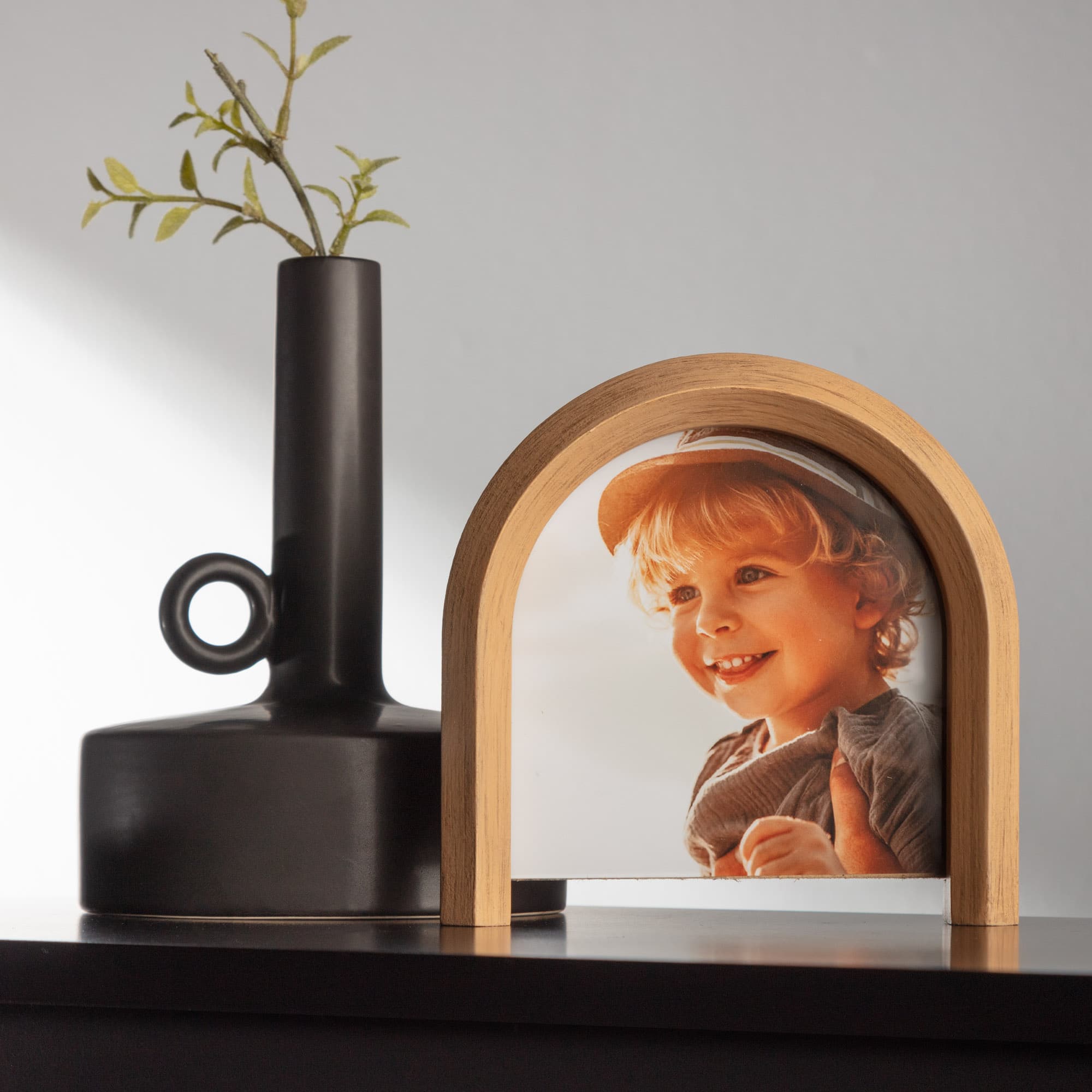 Brown Natural Arch 5&#x22; x 5&#x22; Picture Frame by Studio D&#xE9;cor&#xAE;