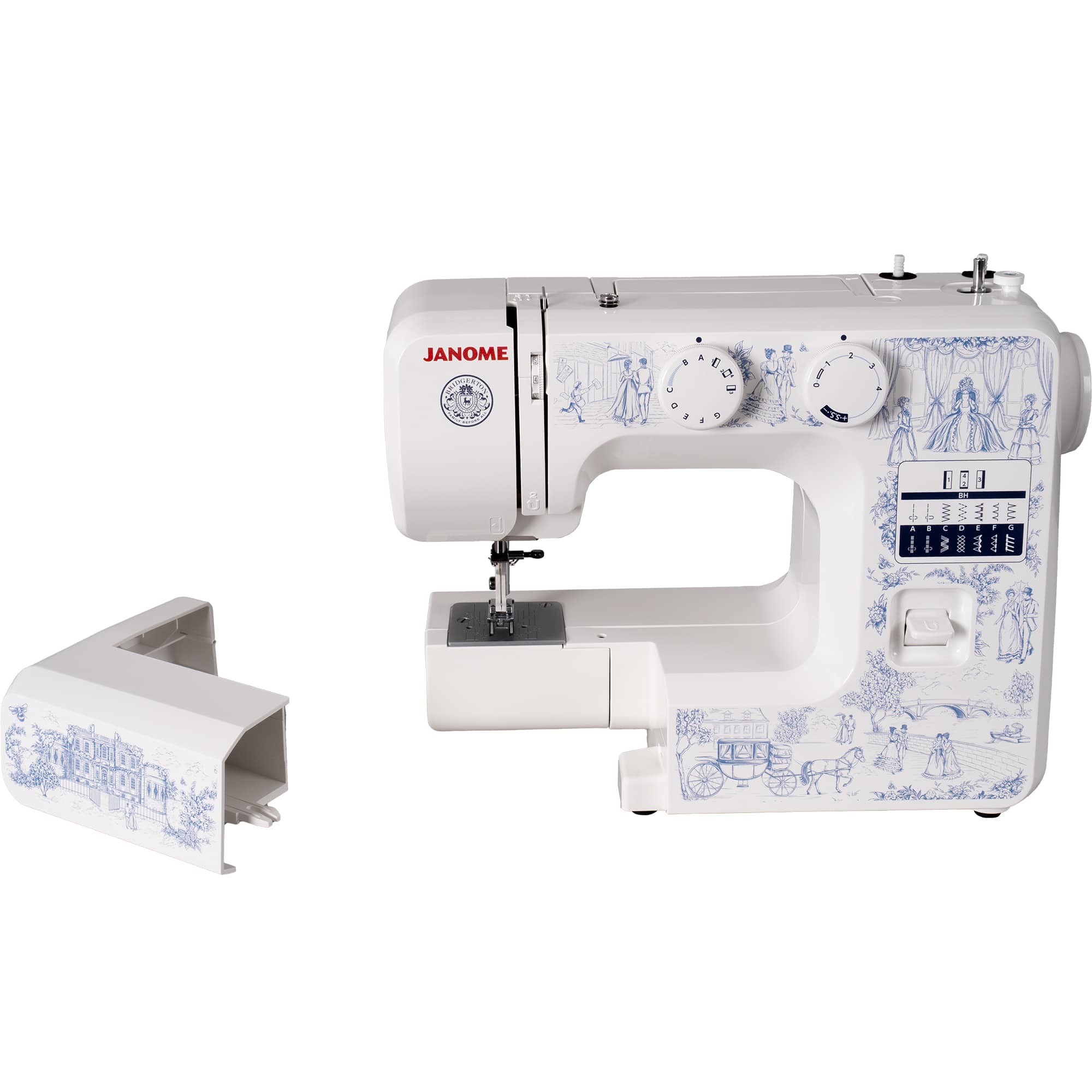 Janome Bridgerton Collection Easy-to-Use 15-Stitch Sewing Machine