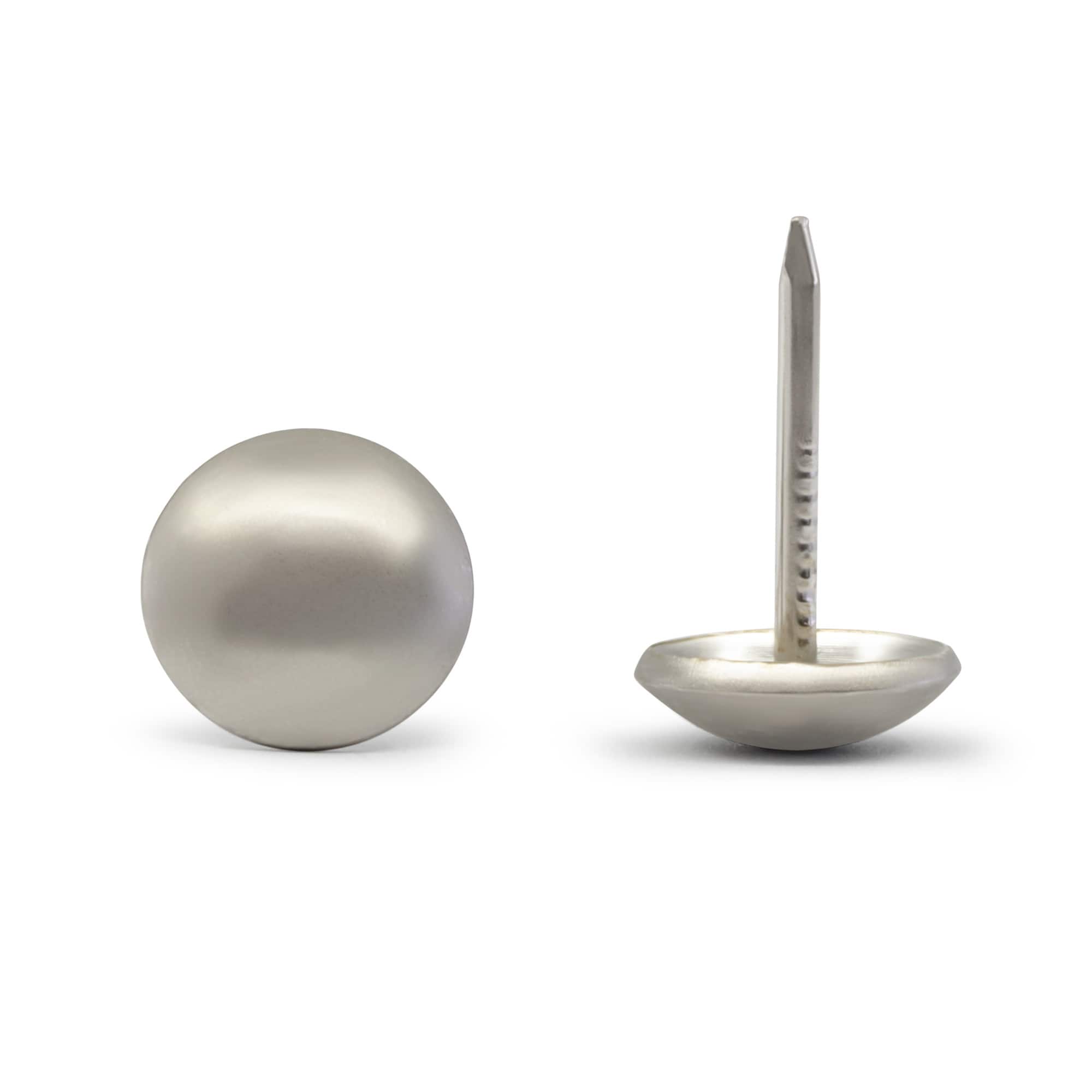 Dritz&#xAE; Home 7/16&#x22; Brushed Nickel Smooth Decorative Nails, 300ct.
