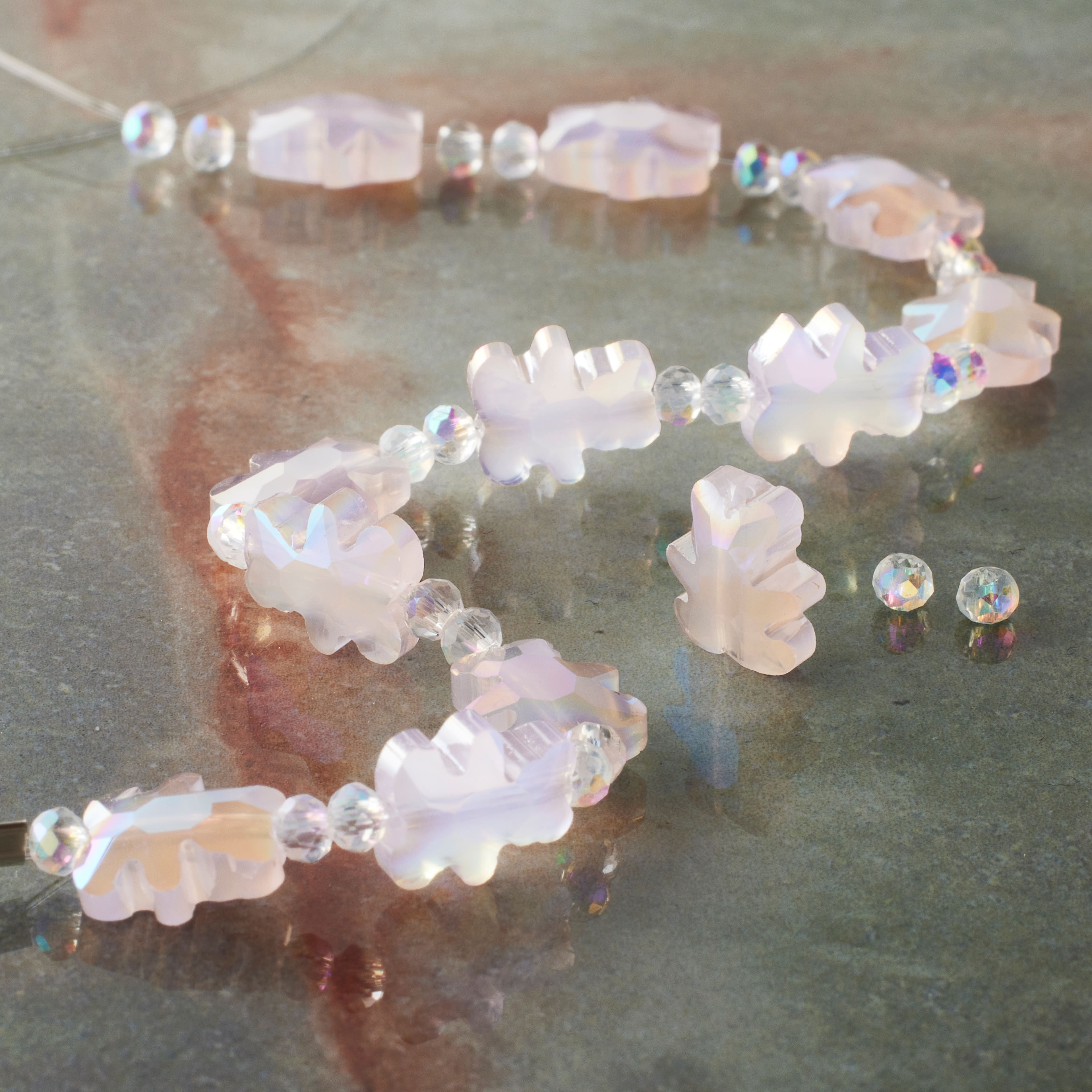 12 Pack: Pink Glass Bear Faceted Beads, 9mm by Bead Landing&#x2122;
