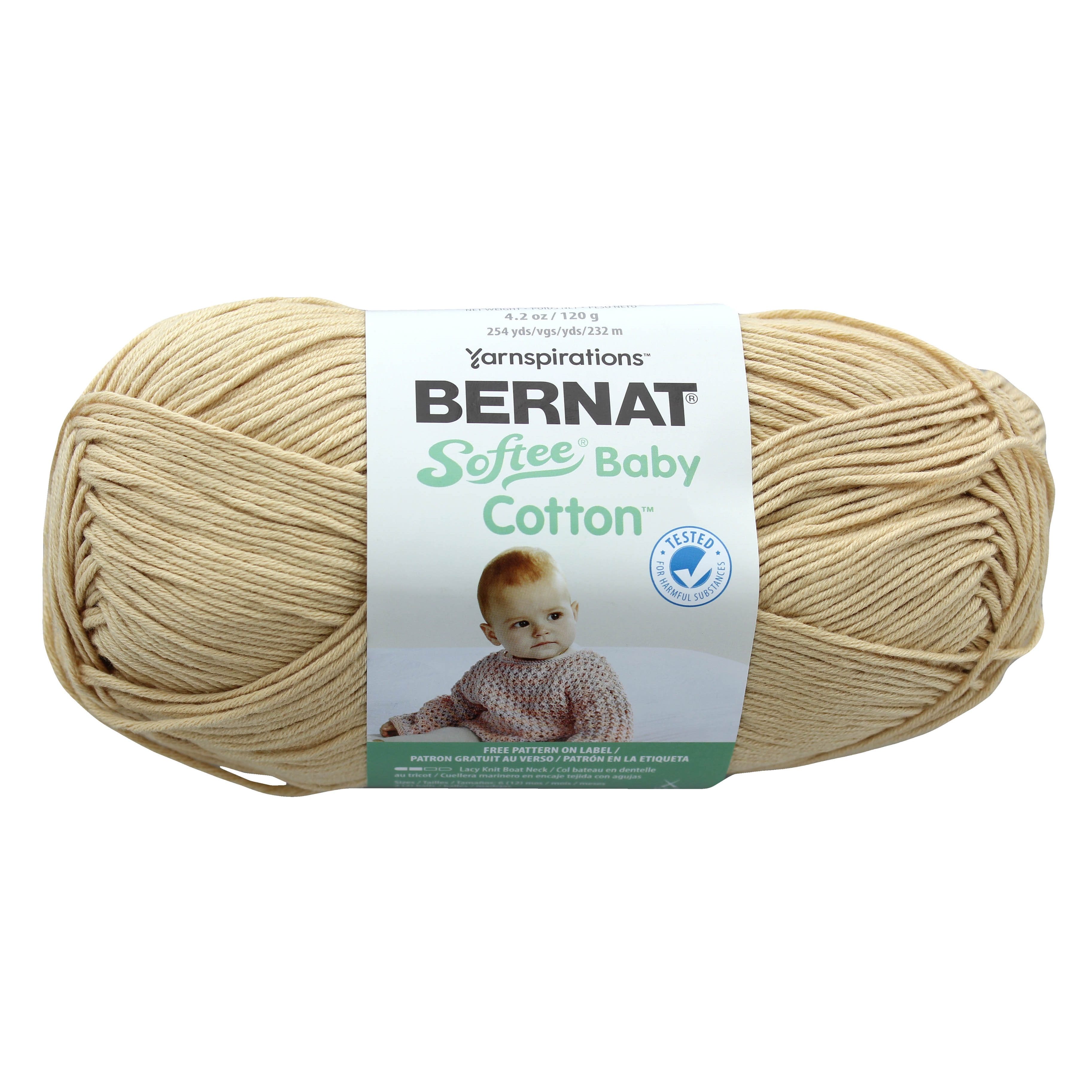 Bernat® Softee® Baby Cotton Sand Yarn