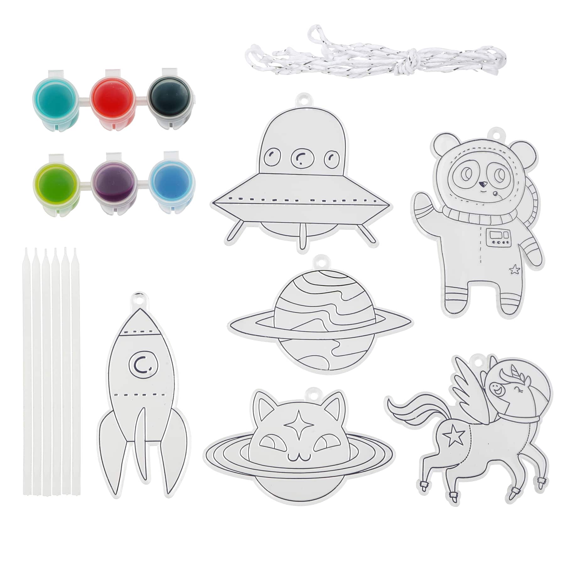 Color Your Way Space Suncatcher Kit by Creatology&#x2122;