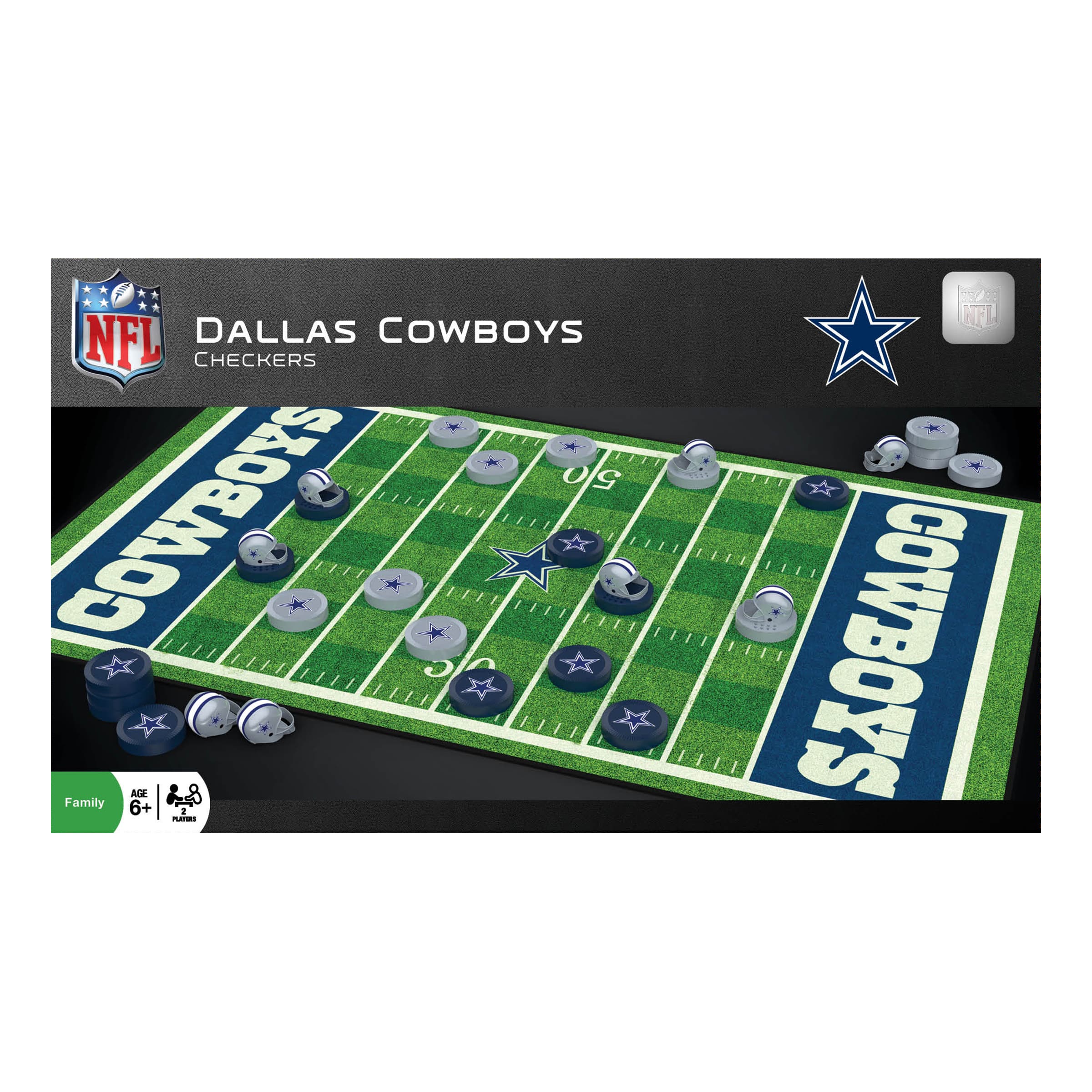 NFL Checkers Dallas Cowboys