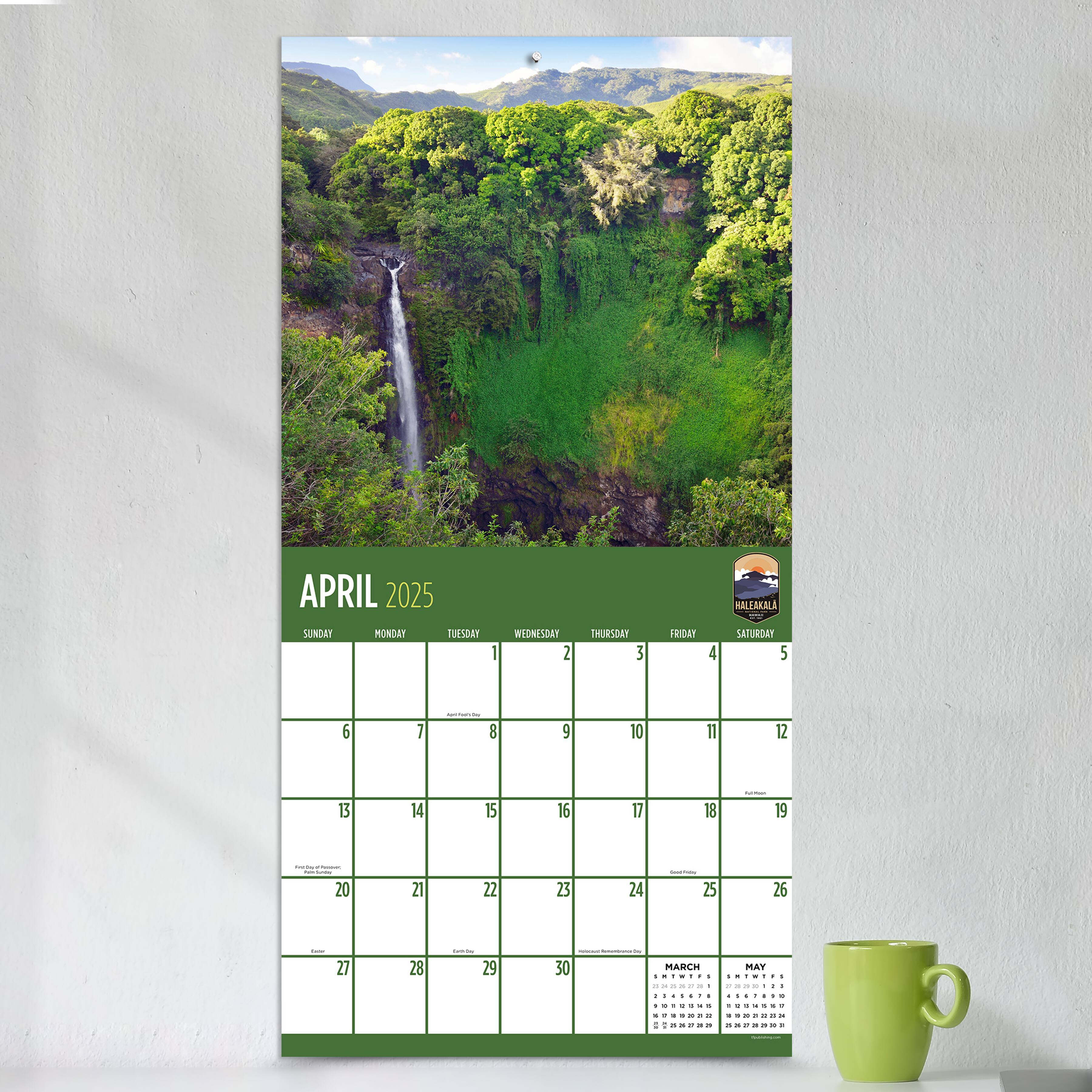 TF Publishing 2025 National Parks Wall Calendar
